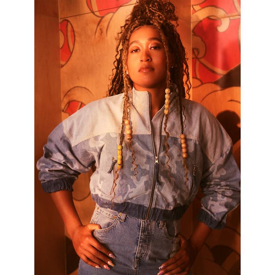 Levi's® X Naomi Osaka Zip Up Trucker Jacket - Medium Wash Levi's® X Naomi Osaka Zip Up Trucker Jacket - Medium Wash