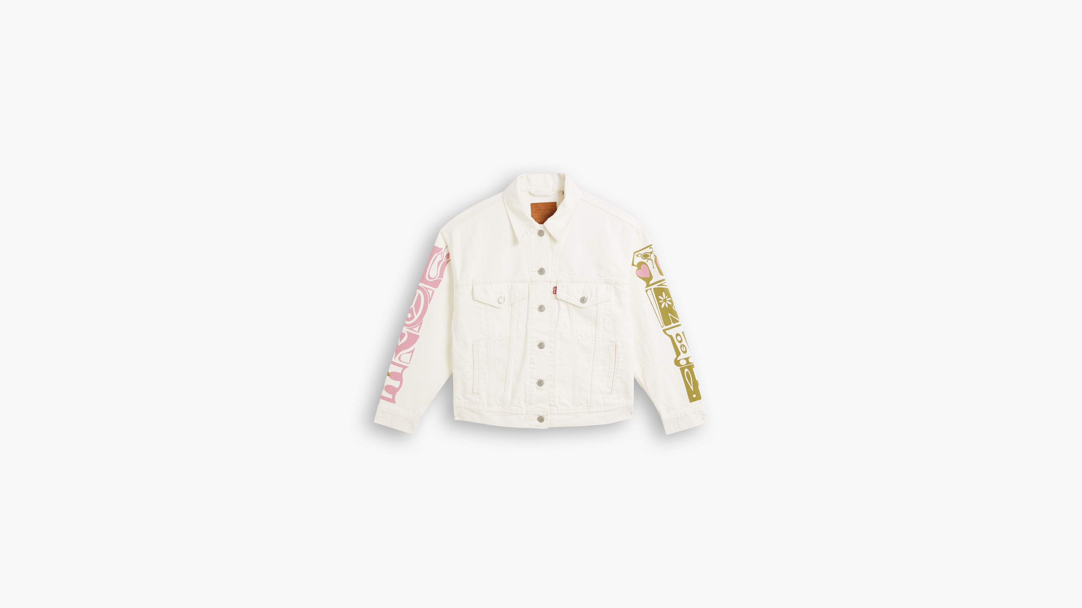 supreme white denim jacket