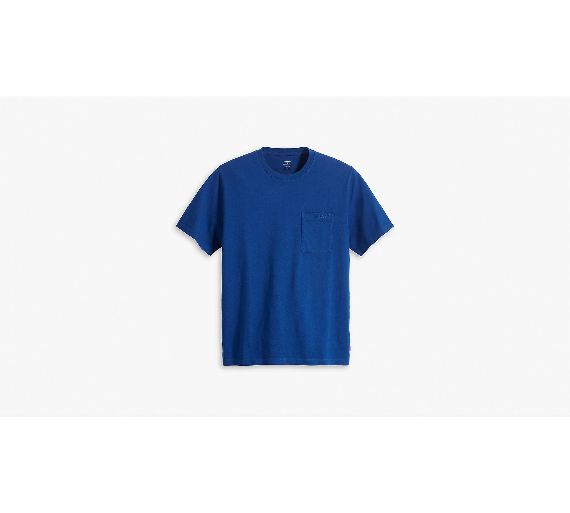 Stay Loose Pocket T-shirt - Blue