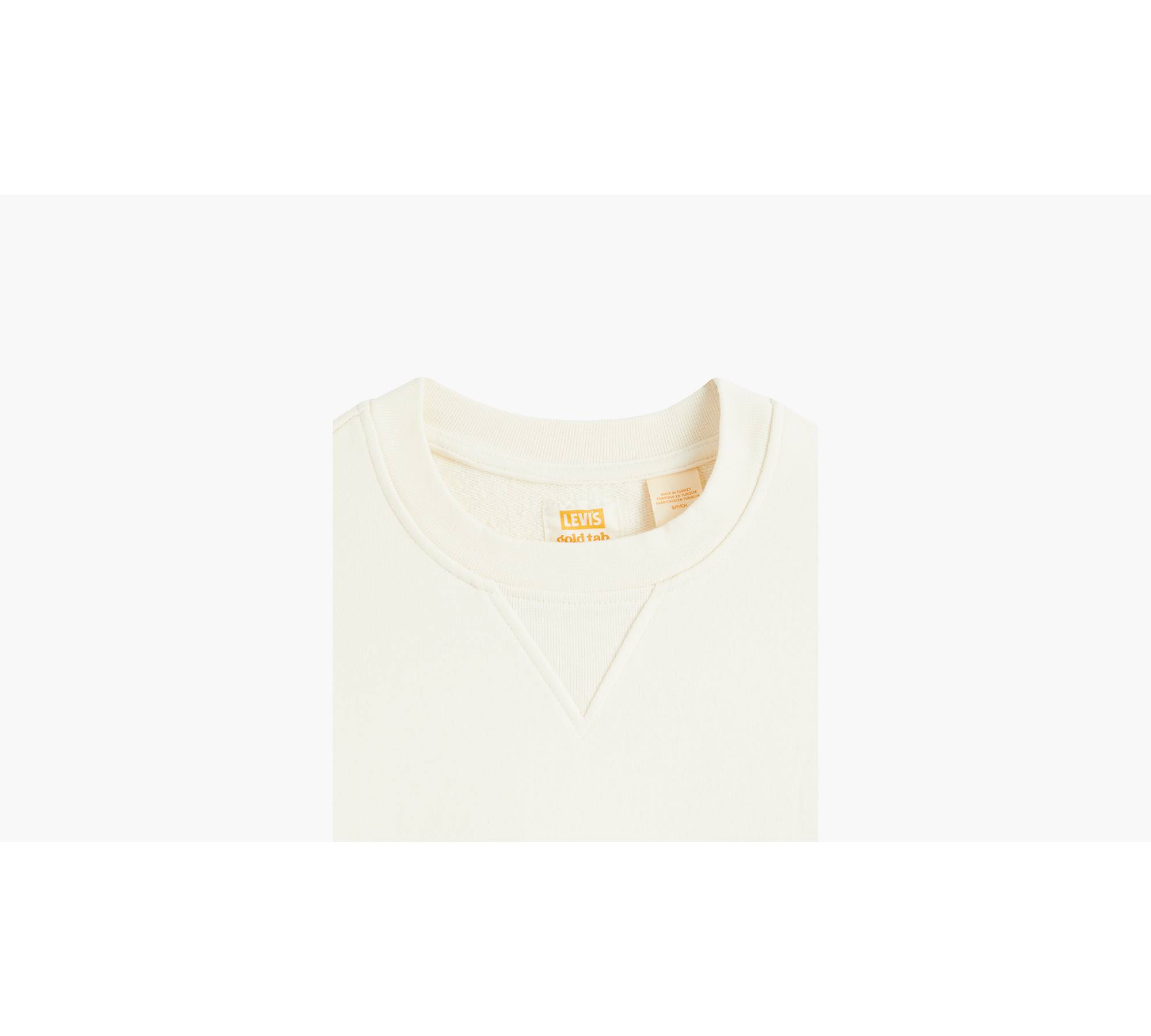 Gold Tab™ Crewneck Sweatshirt - White | Levi's® US