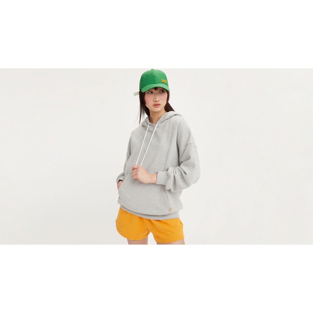 Levi's Gold Tab Hoodie Sweatshirt In Gray
