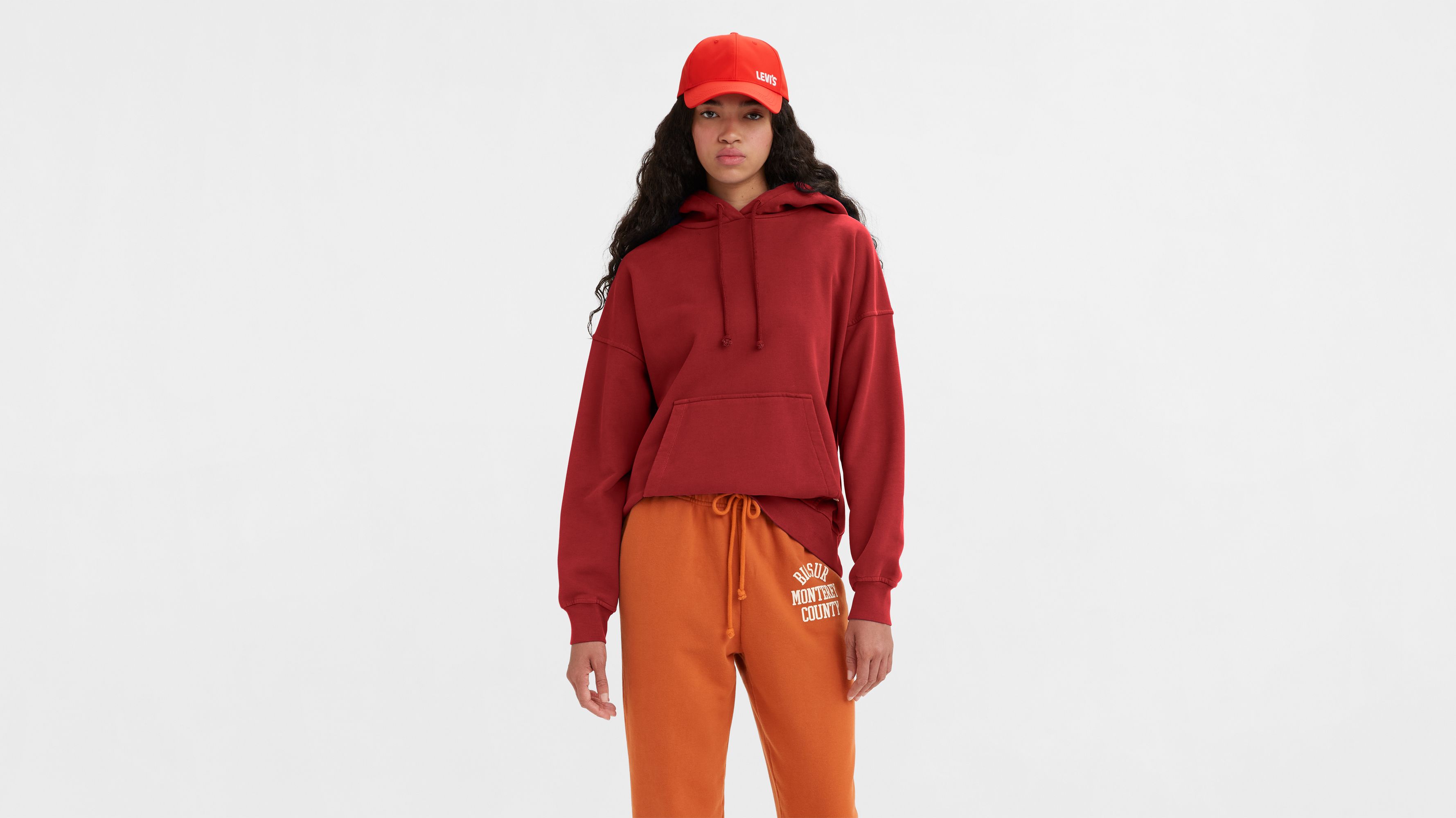 Levi's® Gold Tab™ Hoodie - Red | Levi's® RS