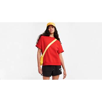 Gold Tab™ 80s Short Sleeve Sweatshirt - Red | Levi's® US