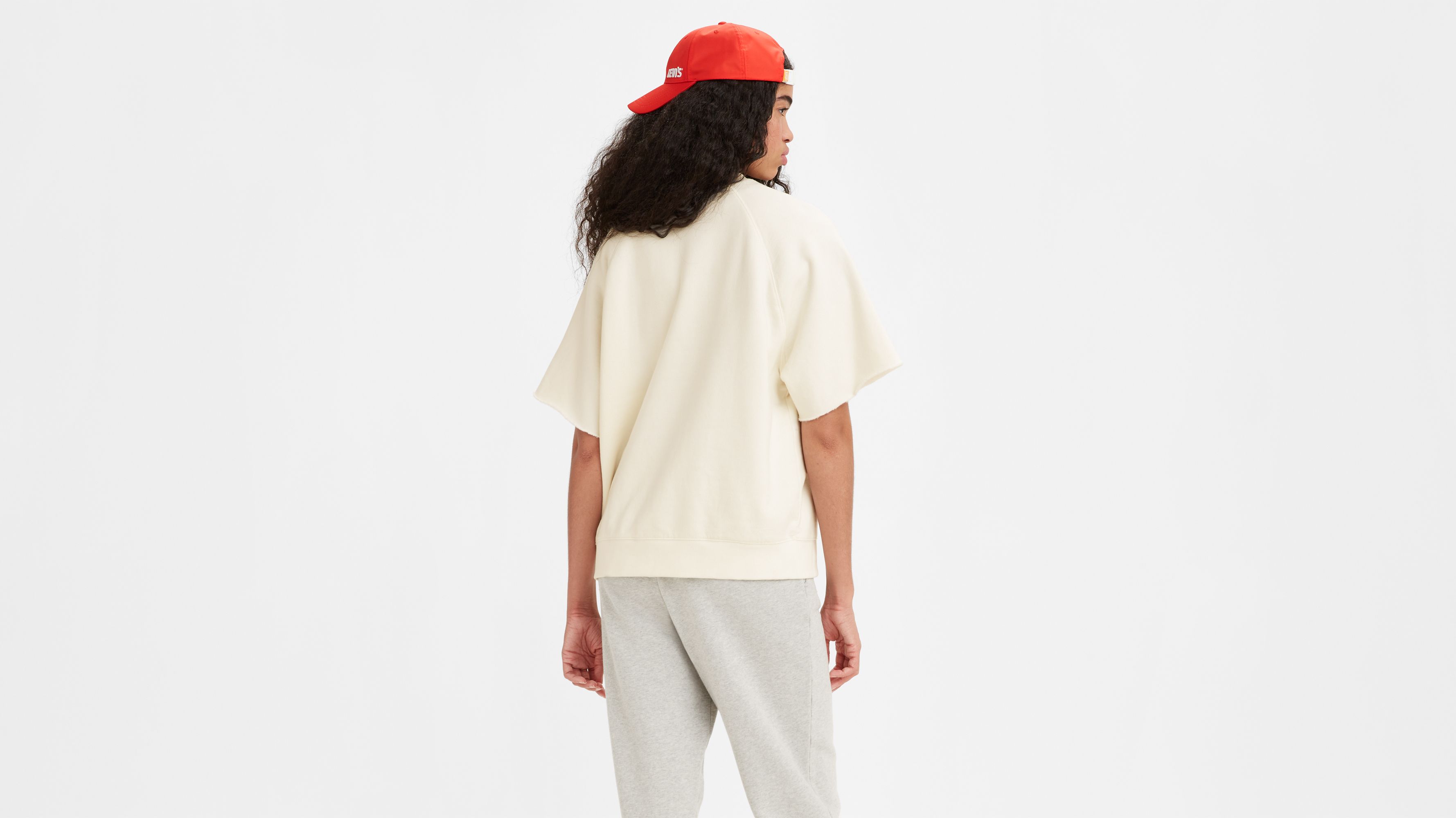 Gold Tab™ 80s Short Sleeve Sweatshirt - White | Levi's® US