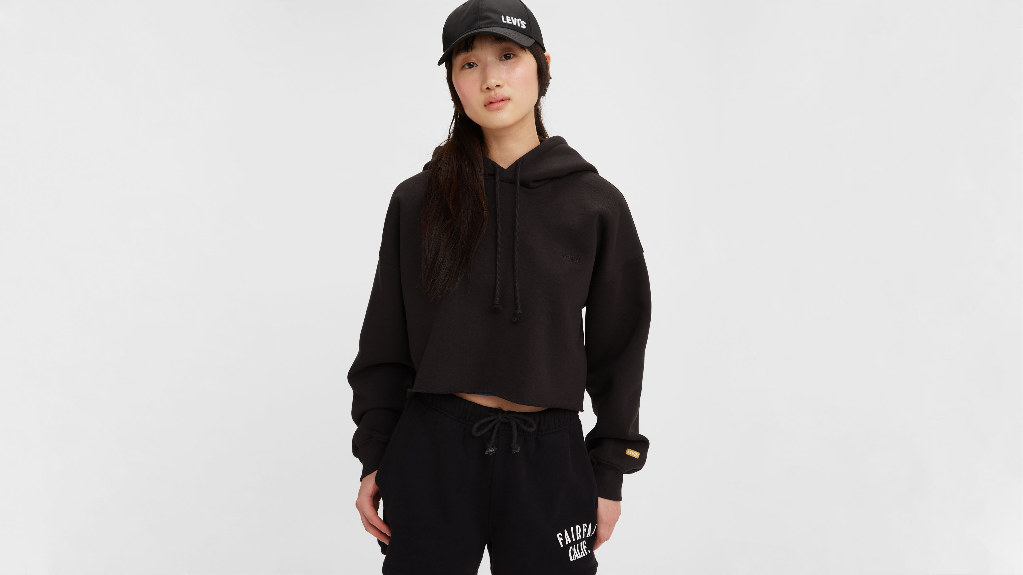 Levi's® Gold Tab™ '90s Raw Cut Hoodie - Black | Levi's® GE