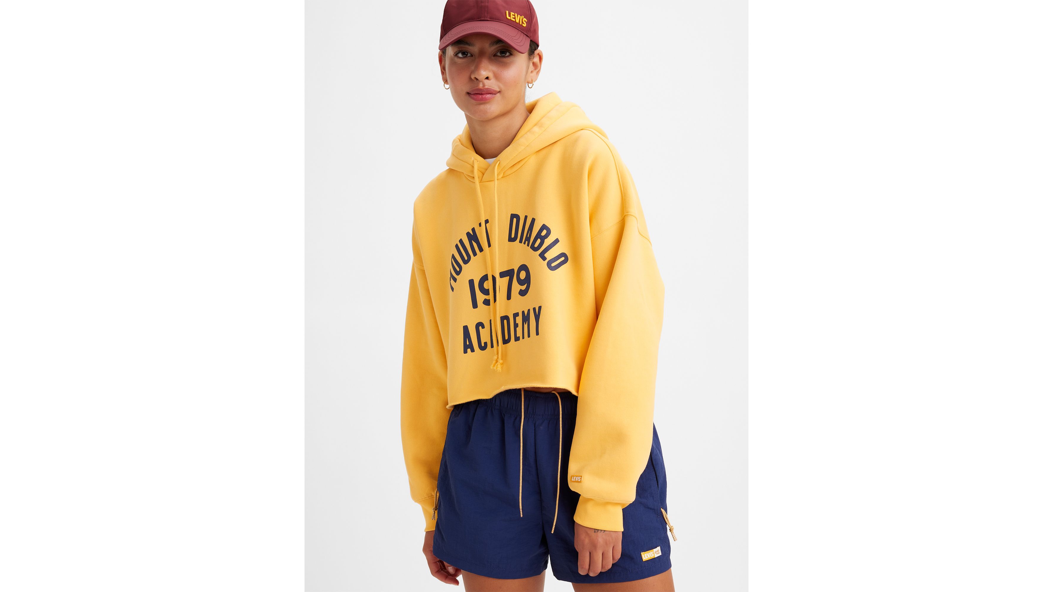 Sudadera Levi's Snack Amarillo Mujer