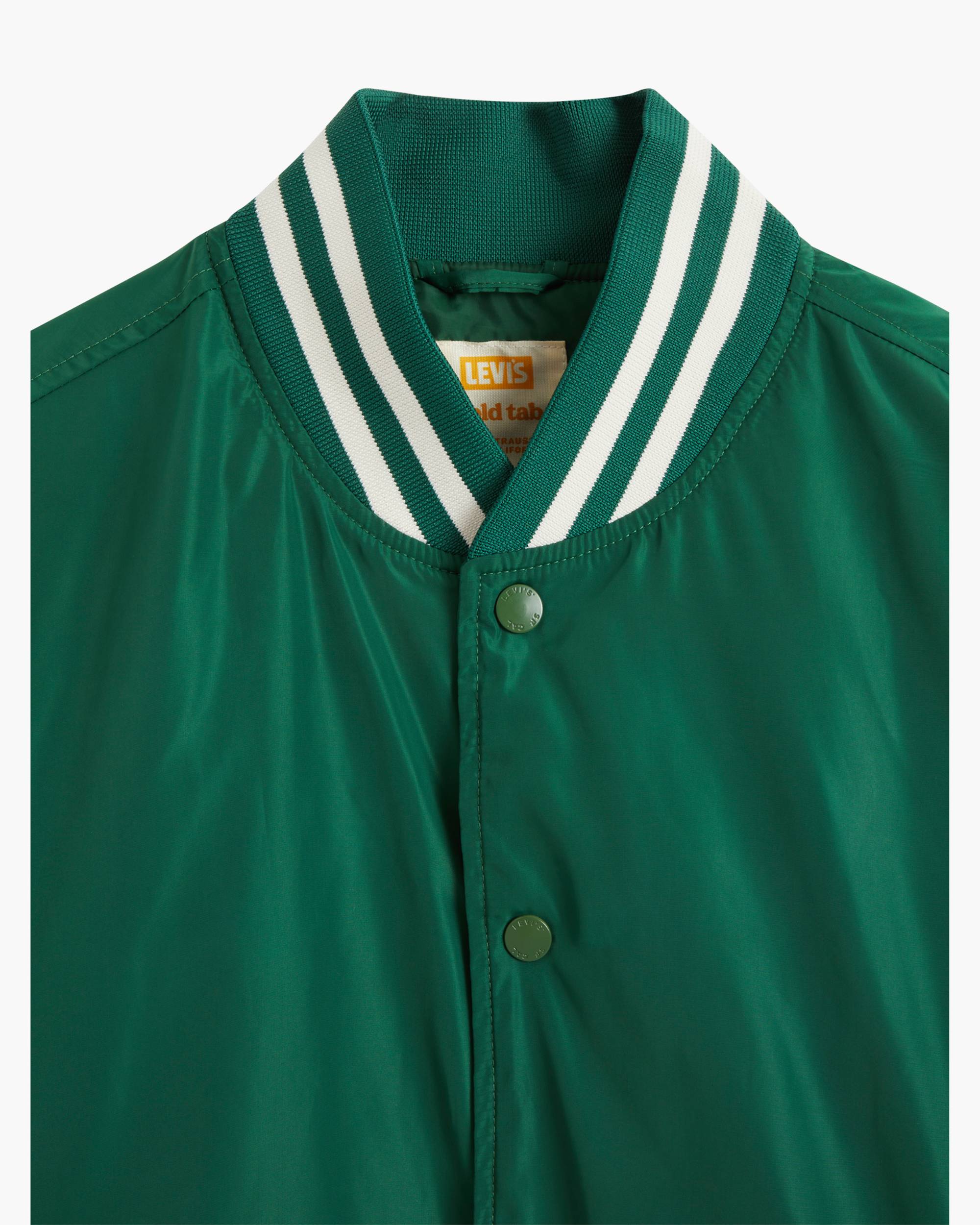 Gold Tab™ Baseball Jacket - Green | Levi's® US Gold Tab™ Baseball Jacket - Green | Levi's® US