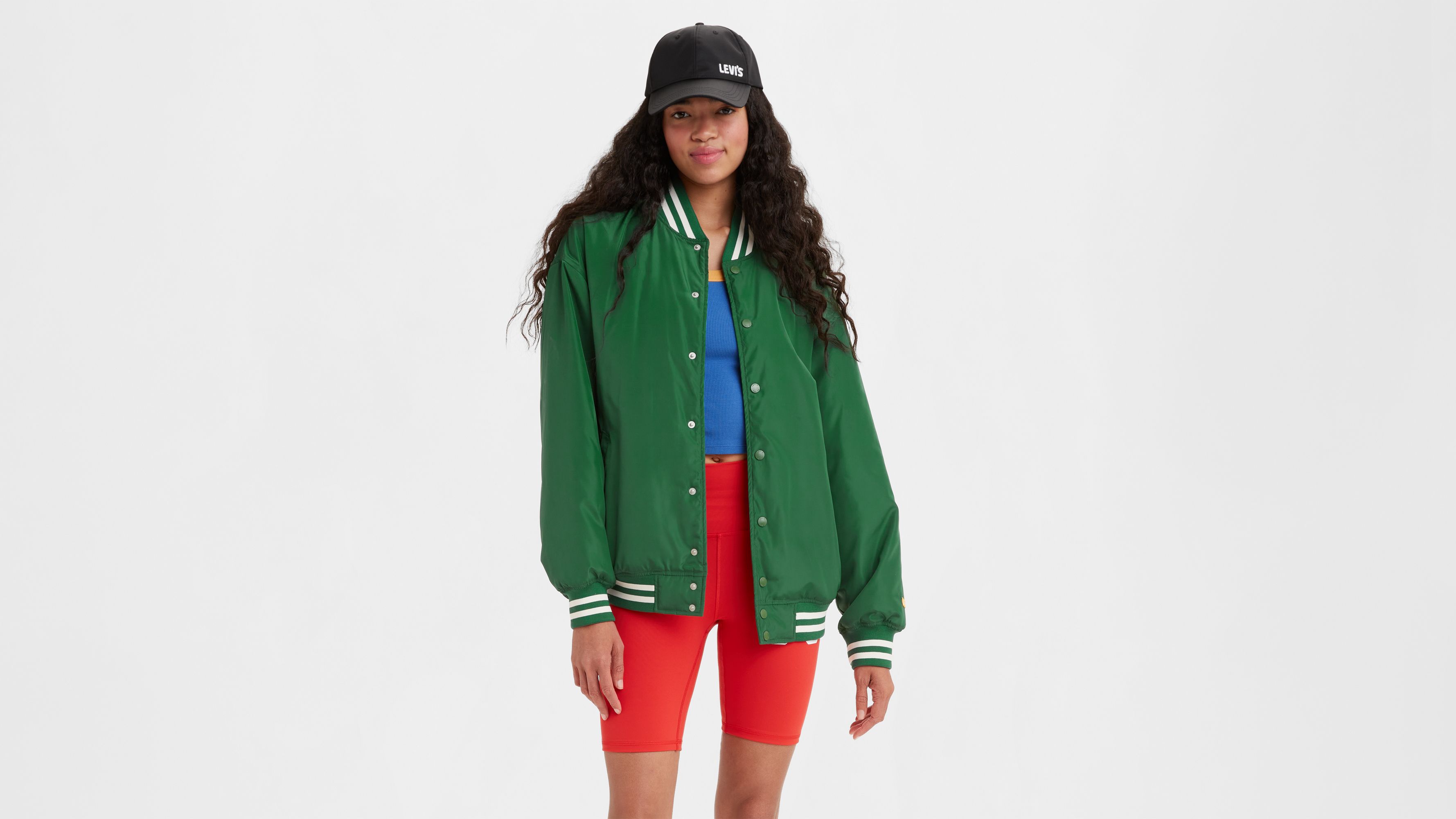 Levi's® Gold Tab™ Shrunken Varsity Jacket - Green