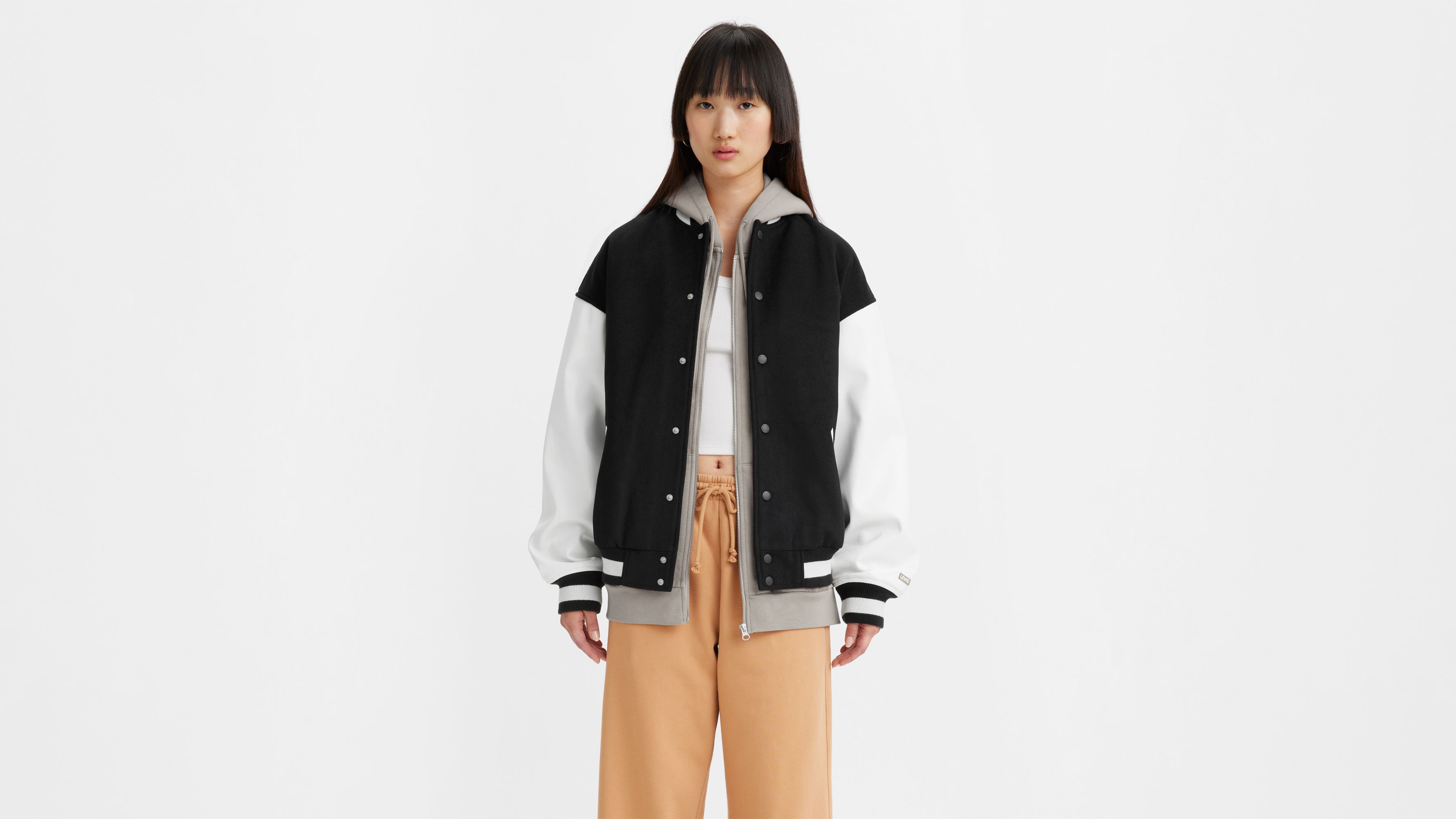 Levi's Gold Tab Baseball Jacket - Women's - Puce S