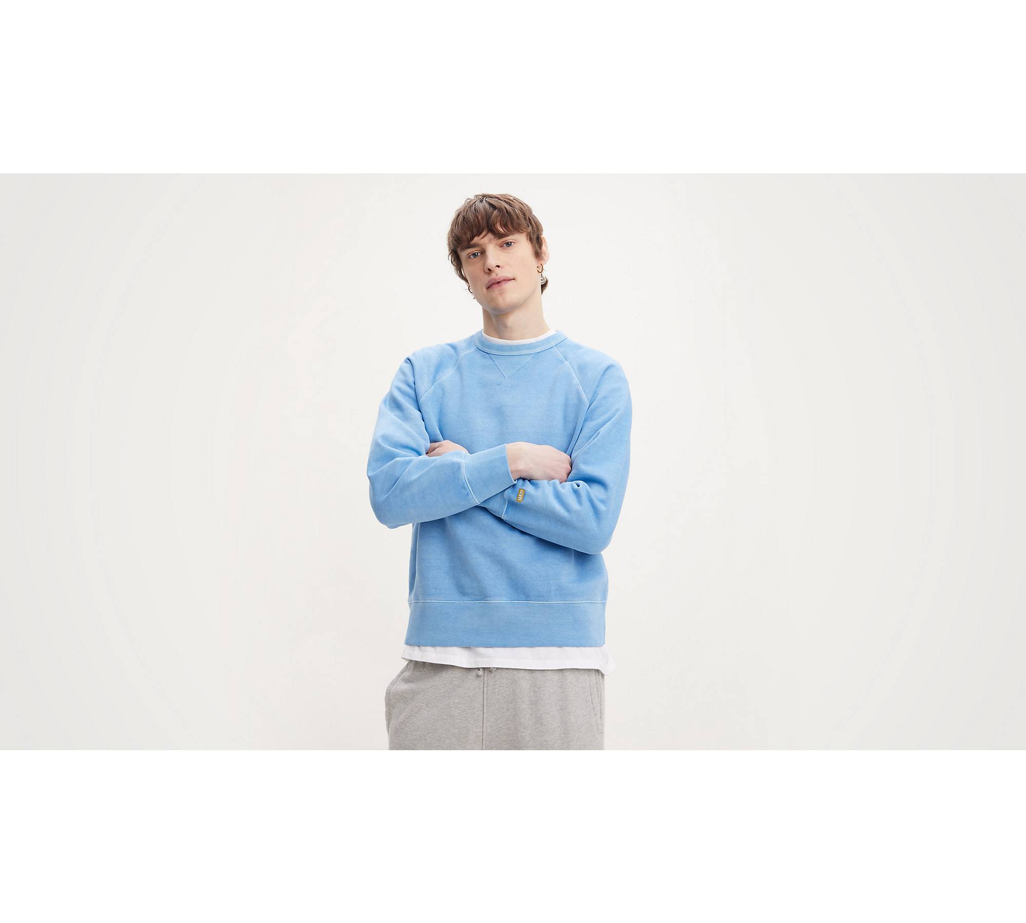 Practice Sweatshirt Mit Rundhalsausschnitt - Blau | Levi\'s® DE | Sweatshirts