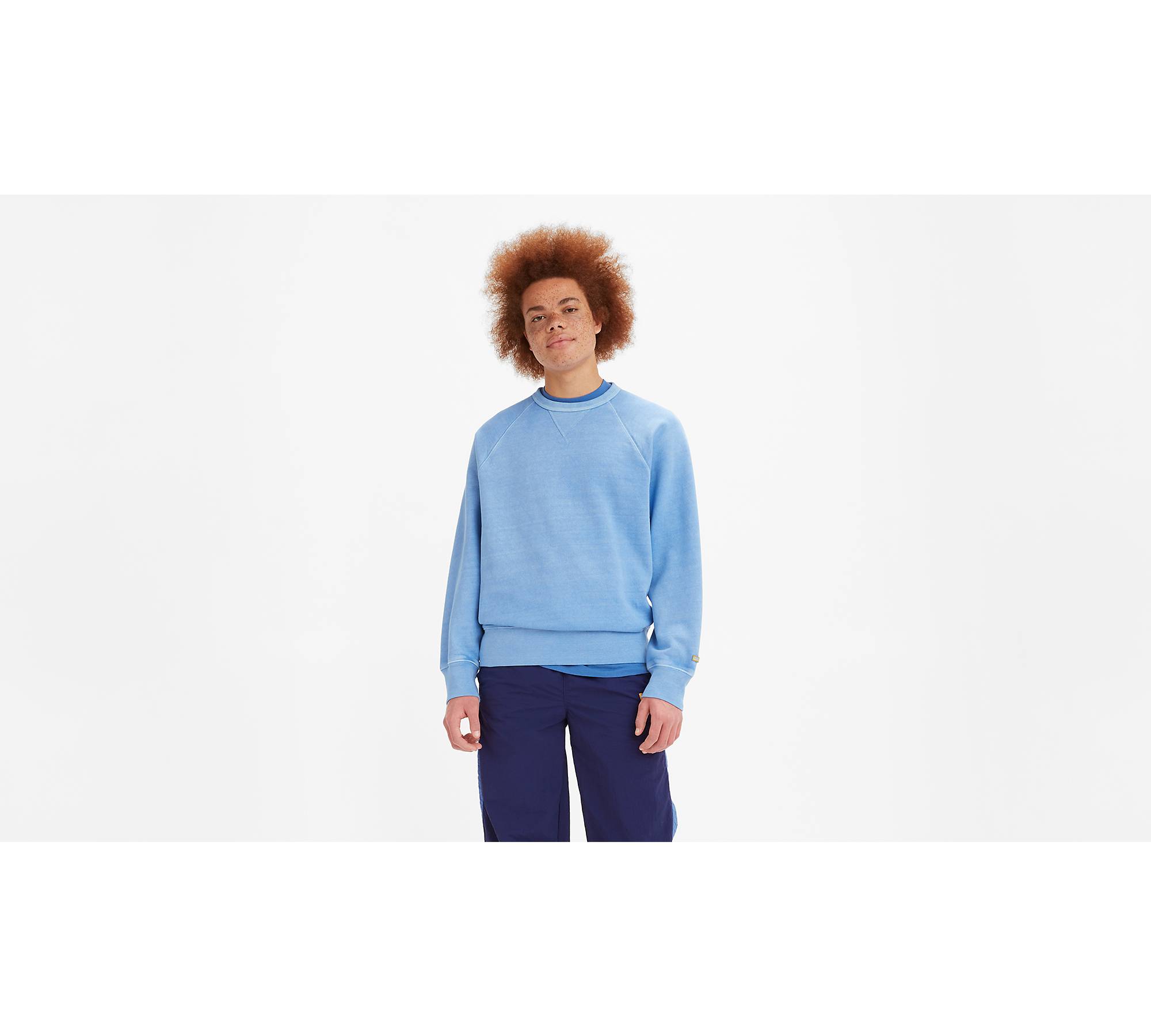 Gold Tab™ Practice Crewneck Sweatshirt - Blue | Levi's® US