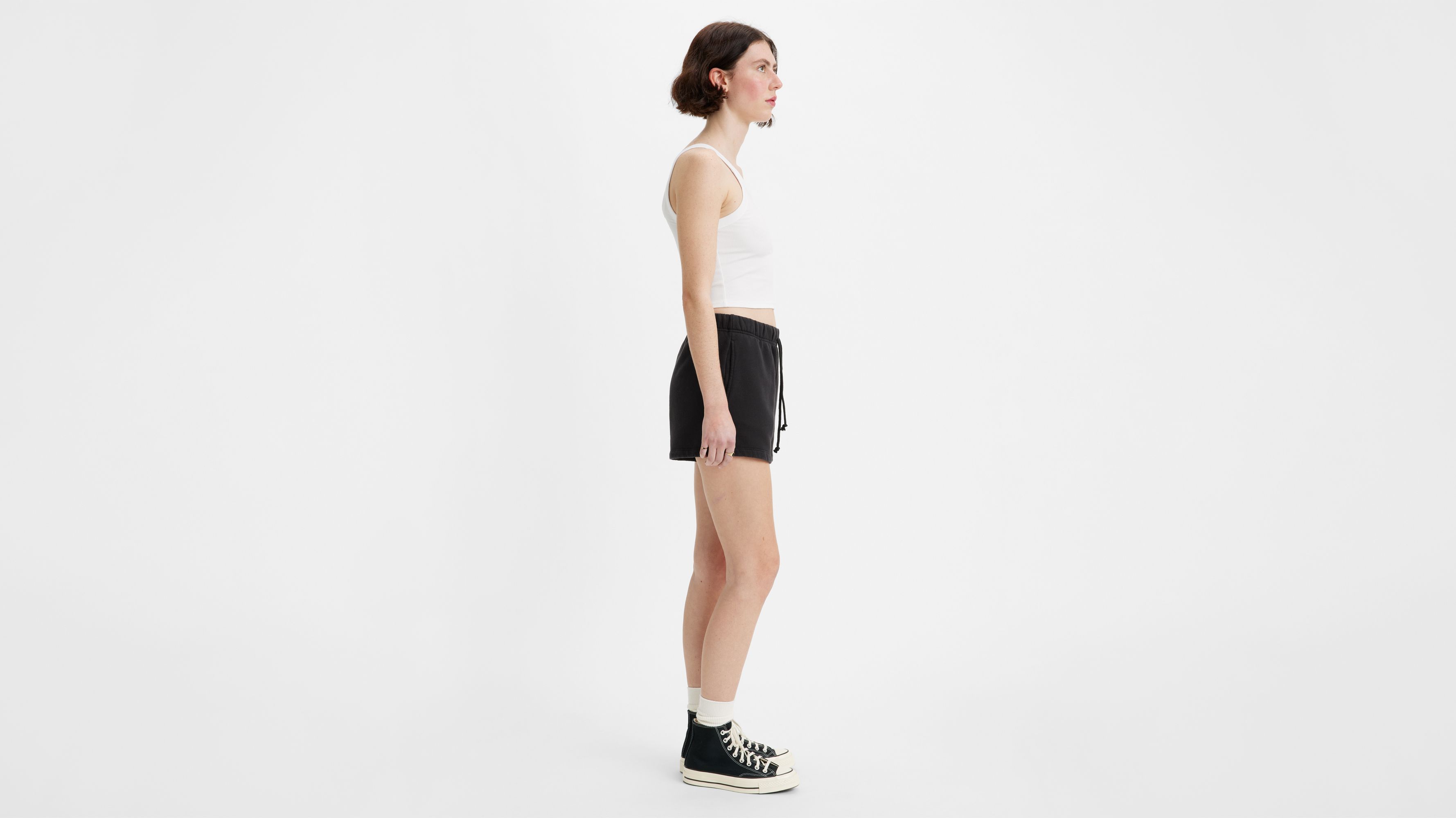 Levi's® Women's Gold Tab™ Sweat Shorts - Egret - White