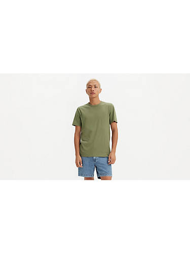 리바이스 Levi Slim Fit T-shirt,Moss Olive - Green