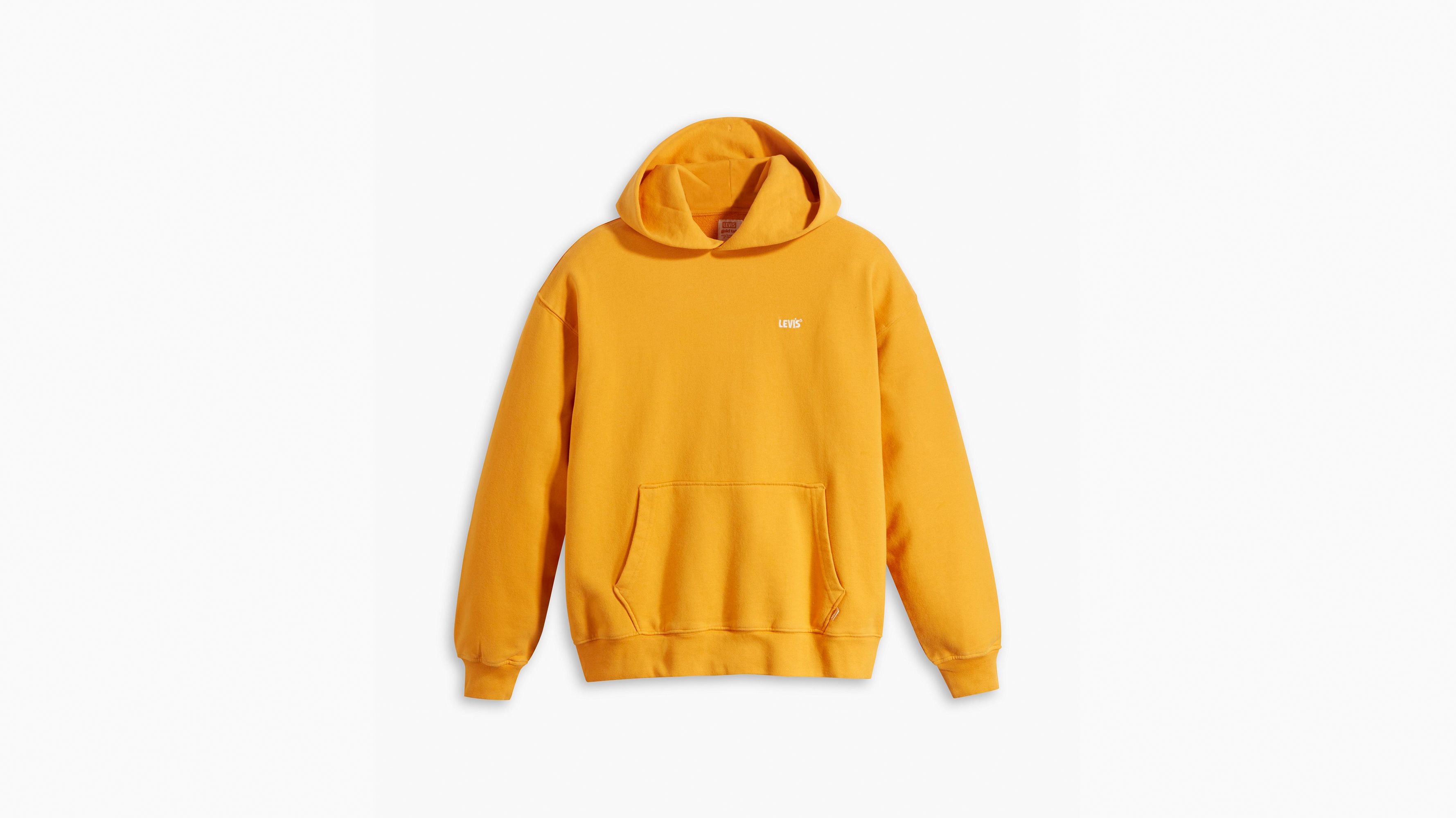 Levi's POLAR FLEECE HOODIE Golden Yellow  Men \ Men's clothing \  Sweatshirts Brands \ #Marki - 3 \ Levi's