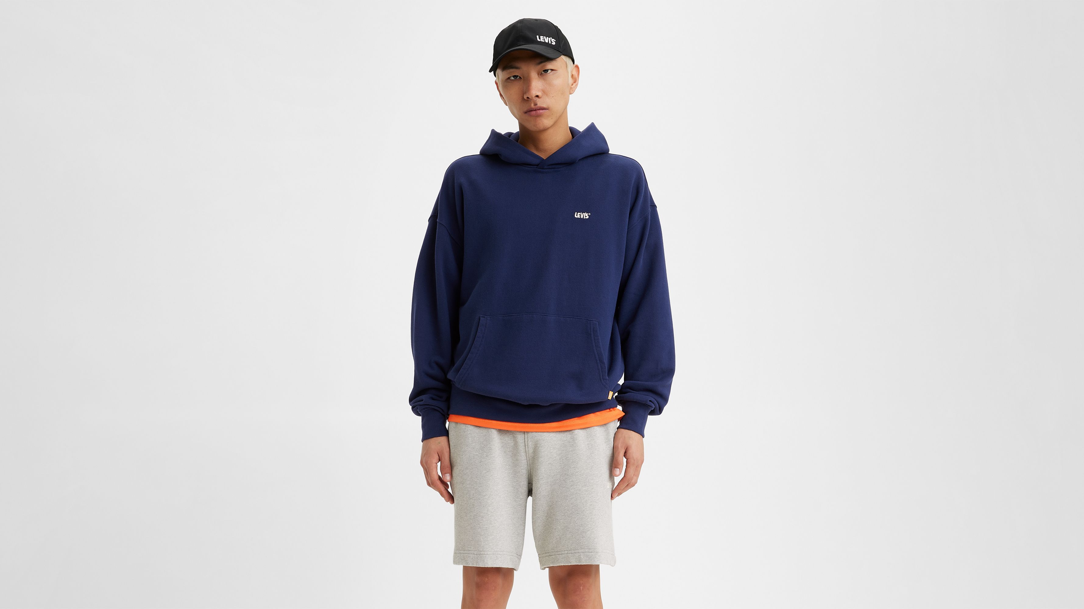 Gold Tab™ Hoodie Sweatshirt - Blue | Levi 