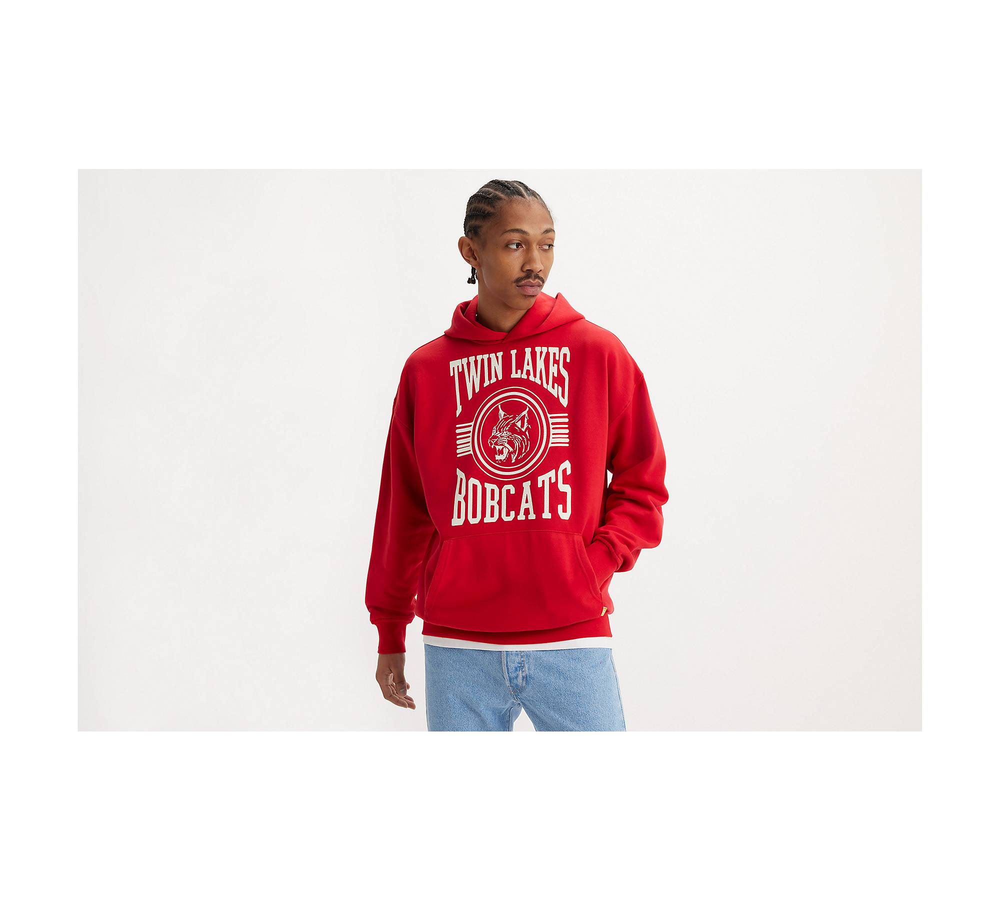 Gold Tab™ Hoodie Sweatshirt - Red | Levi's® CA