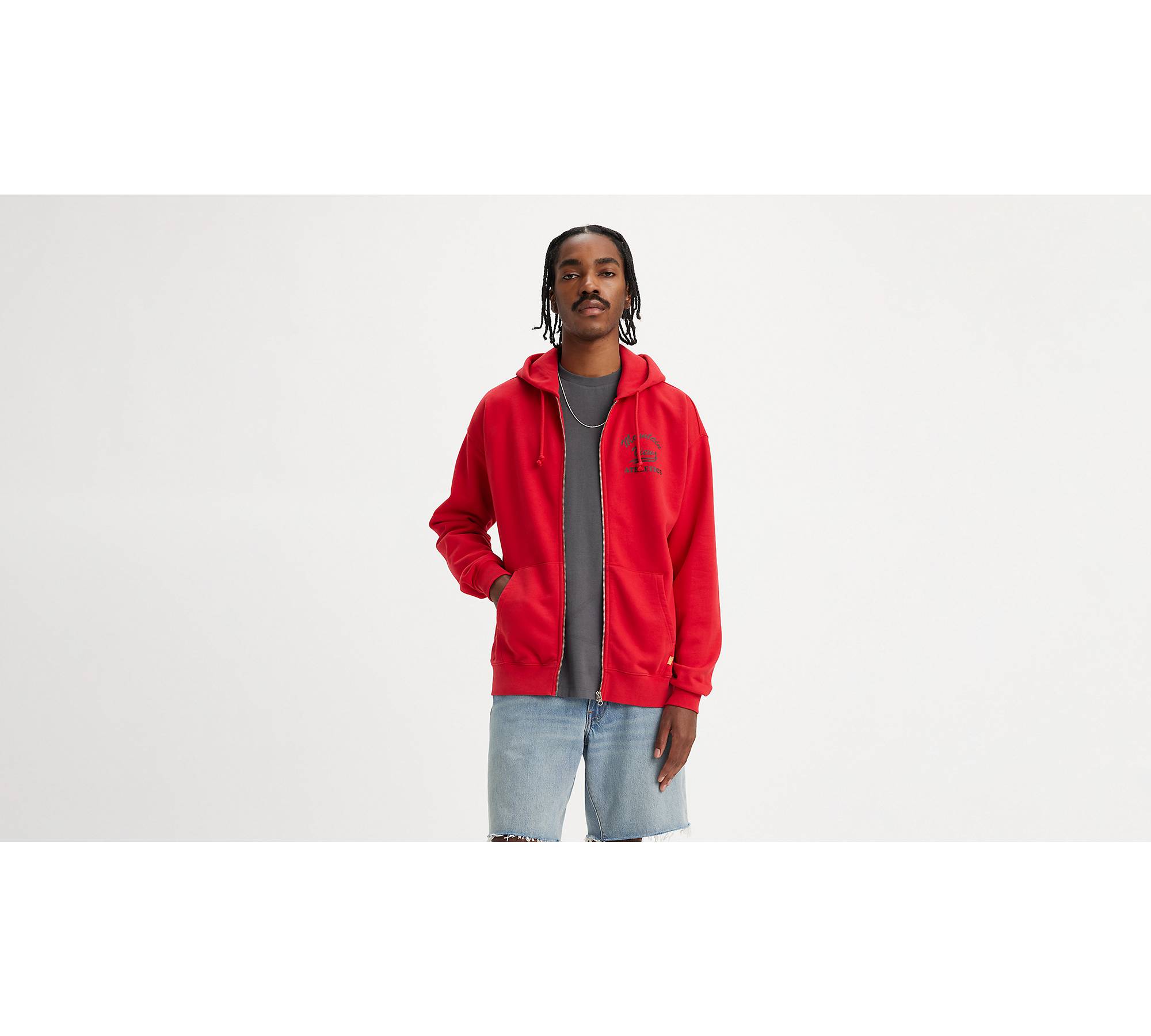 Gold Tab™ Full Zip Sweatshirt - Red