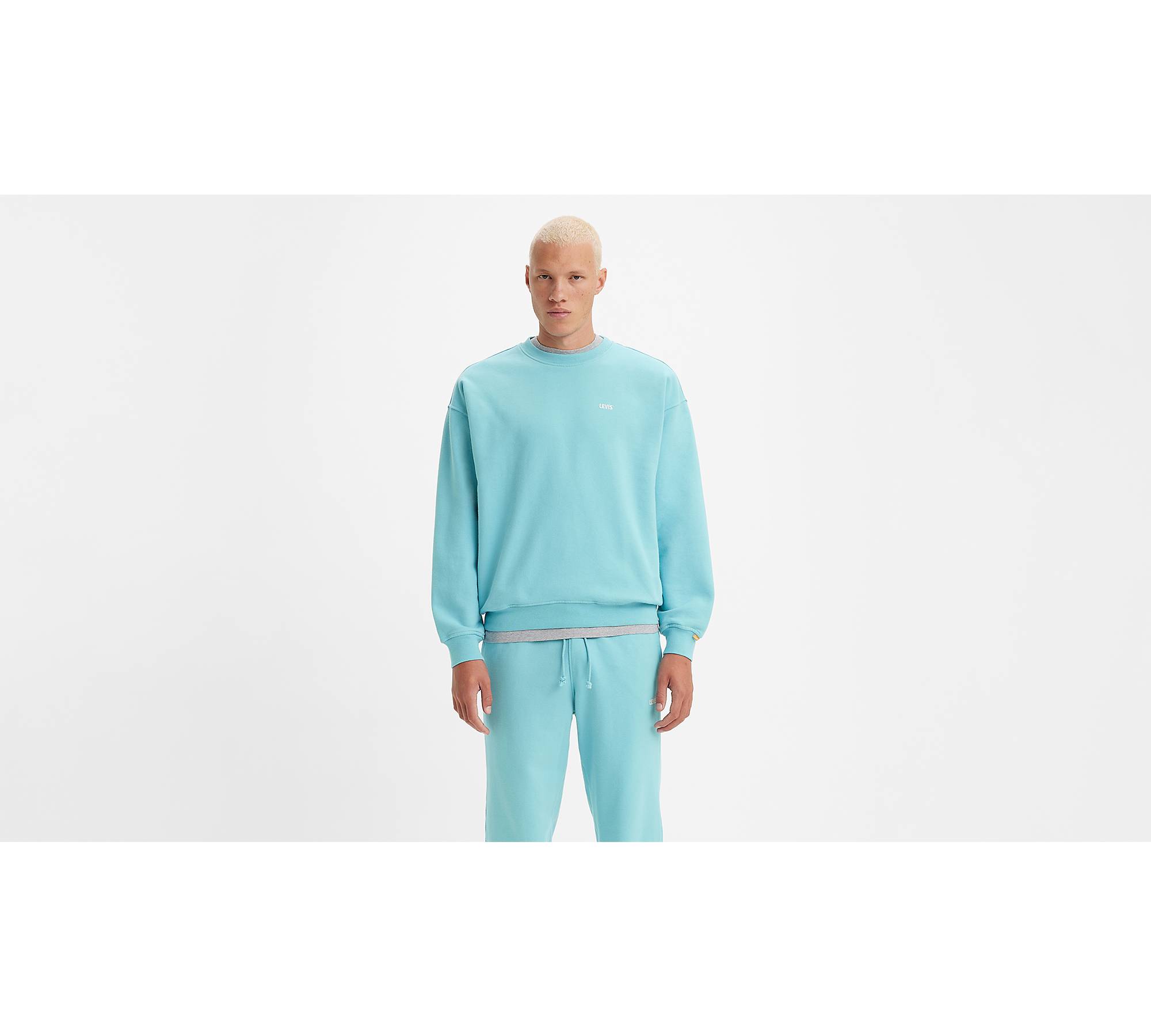 Gold Tab™ Crewneck Sweatshirt - Blue | Levi's® US