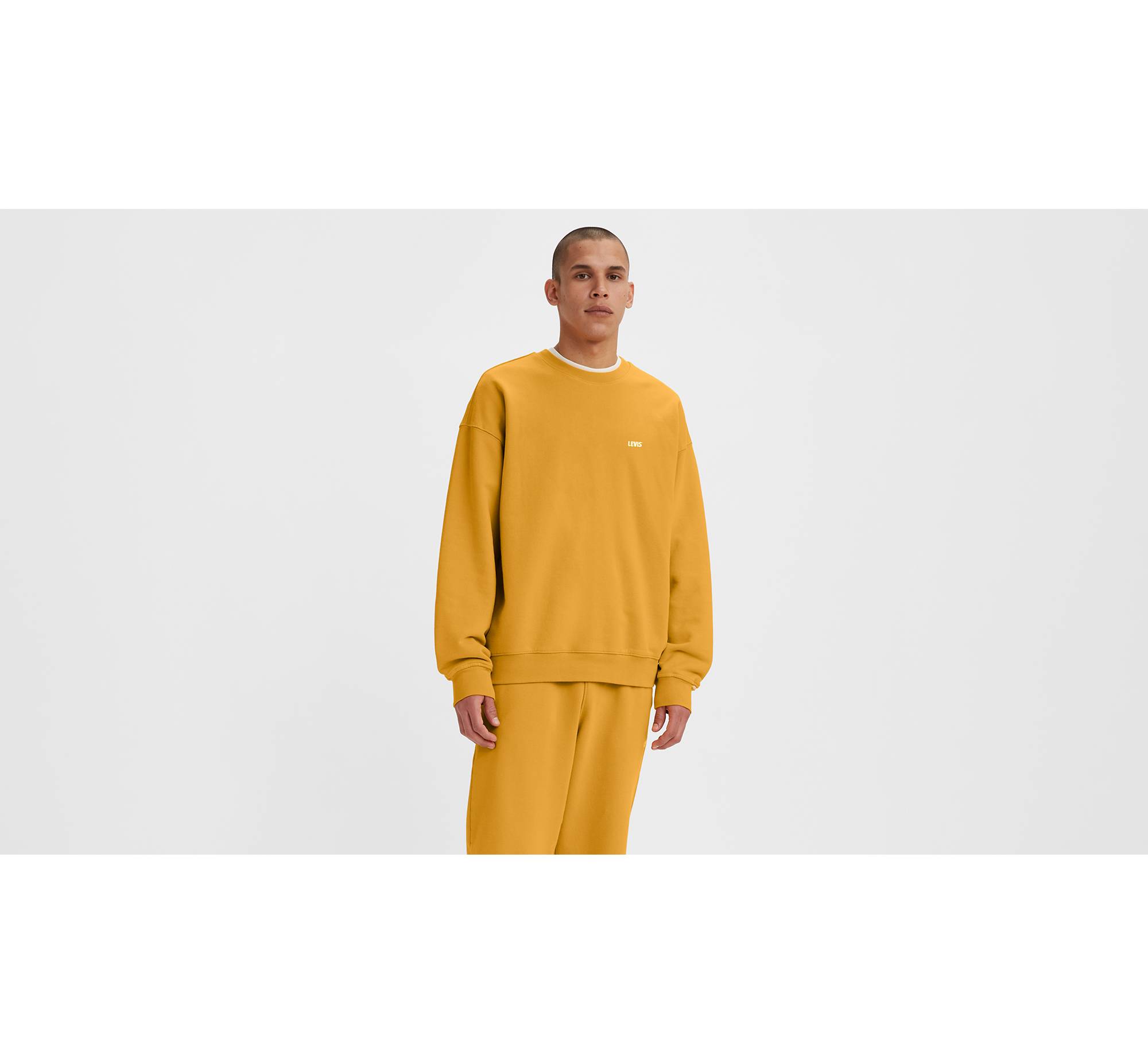 Levi's® Gold Tab™ Crewneck Sweatshirt - Yellow | Levi's® MT