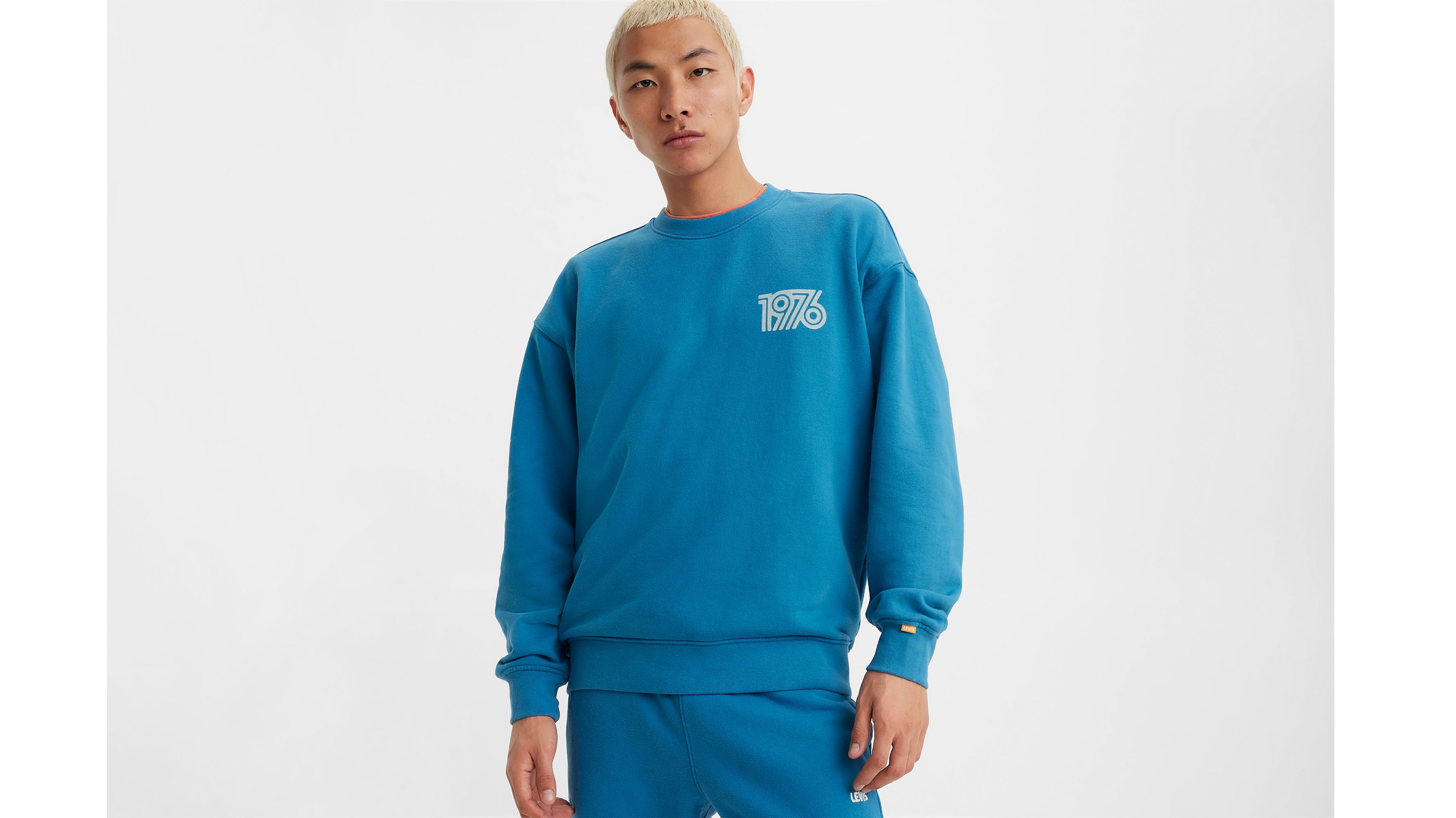 Gold Tab™ Crewneck Sweatshirt - Blue | Levi 