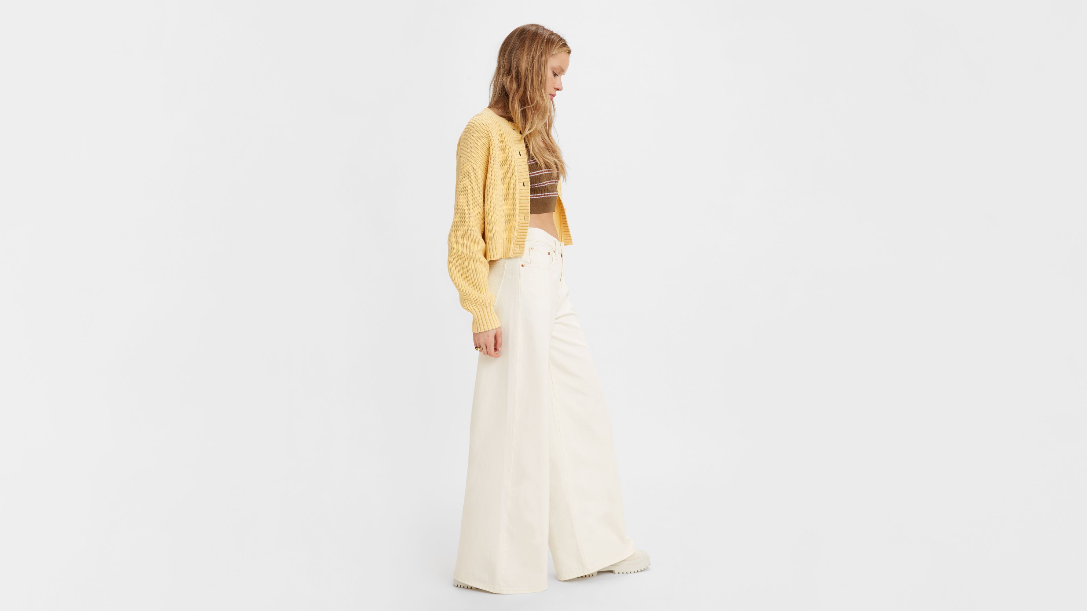 Xl Flood Women's Jeans - White | Levi's® US