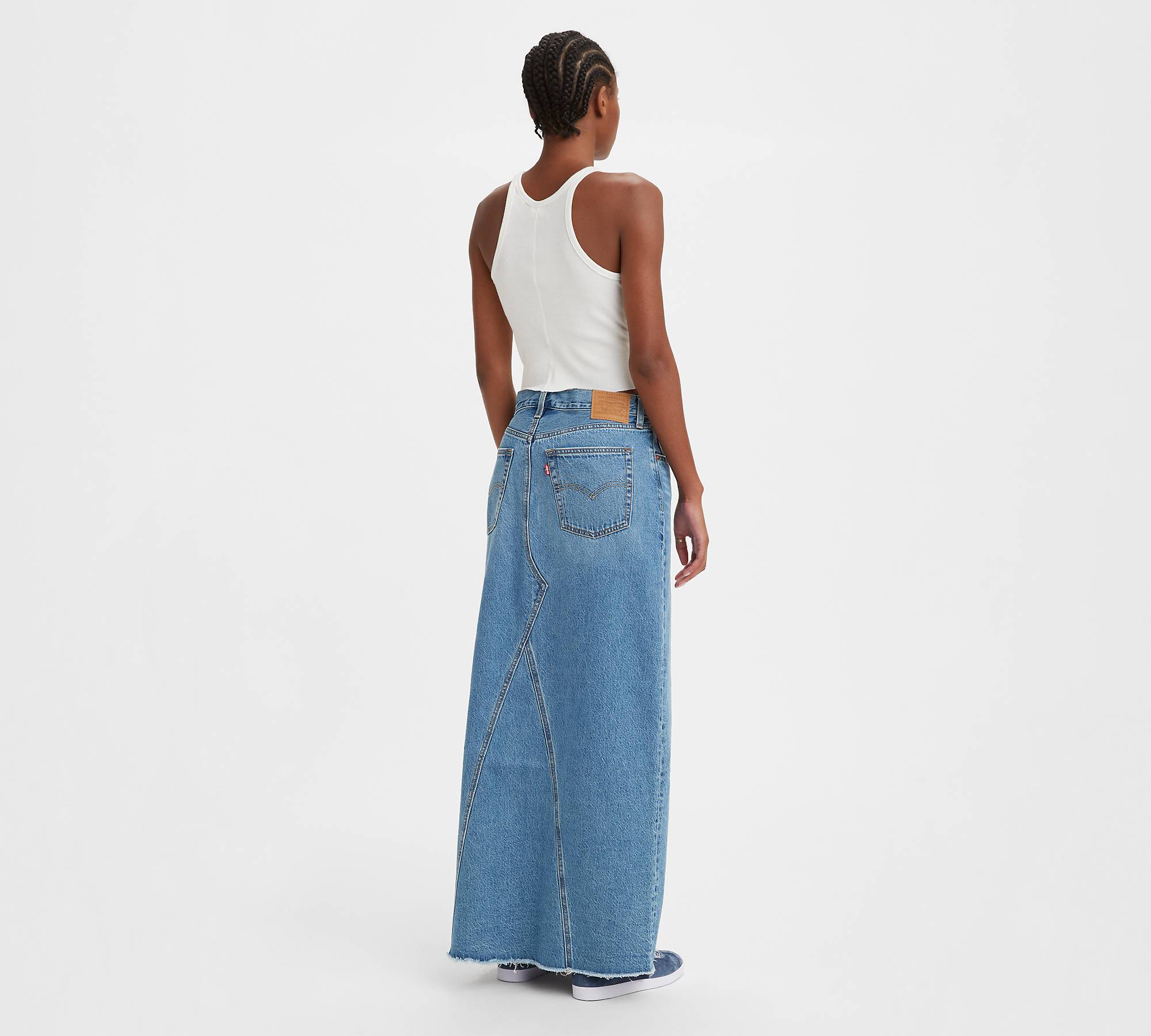 Iconic Long Skirt - Medium Wash | Levi\'s® US