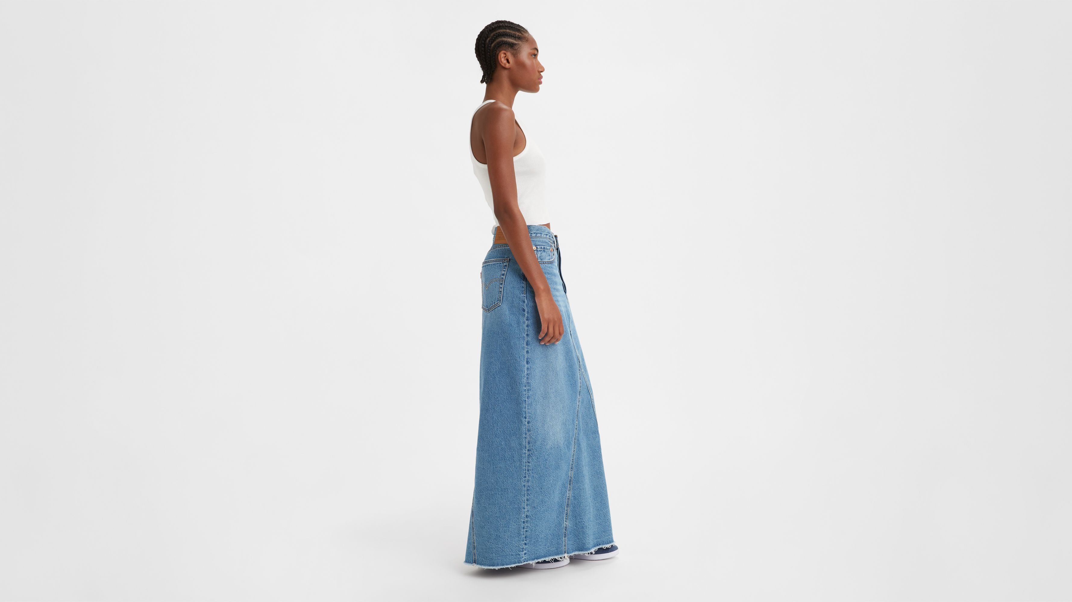 Iconic Long Skirt - Medium Wash | Levi's® US