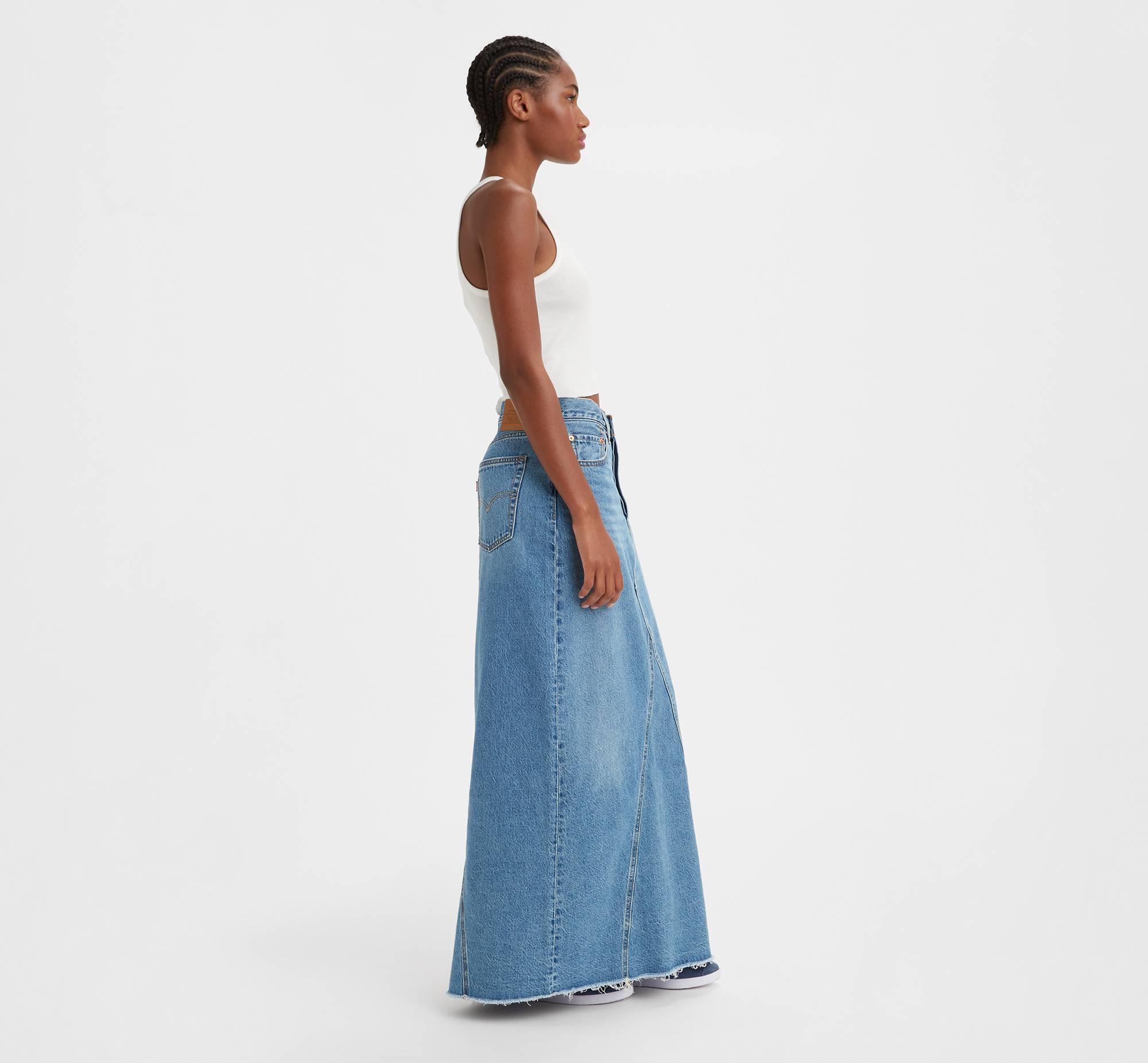 Iconic Long Skirt - Medium Wash | Levi's® US