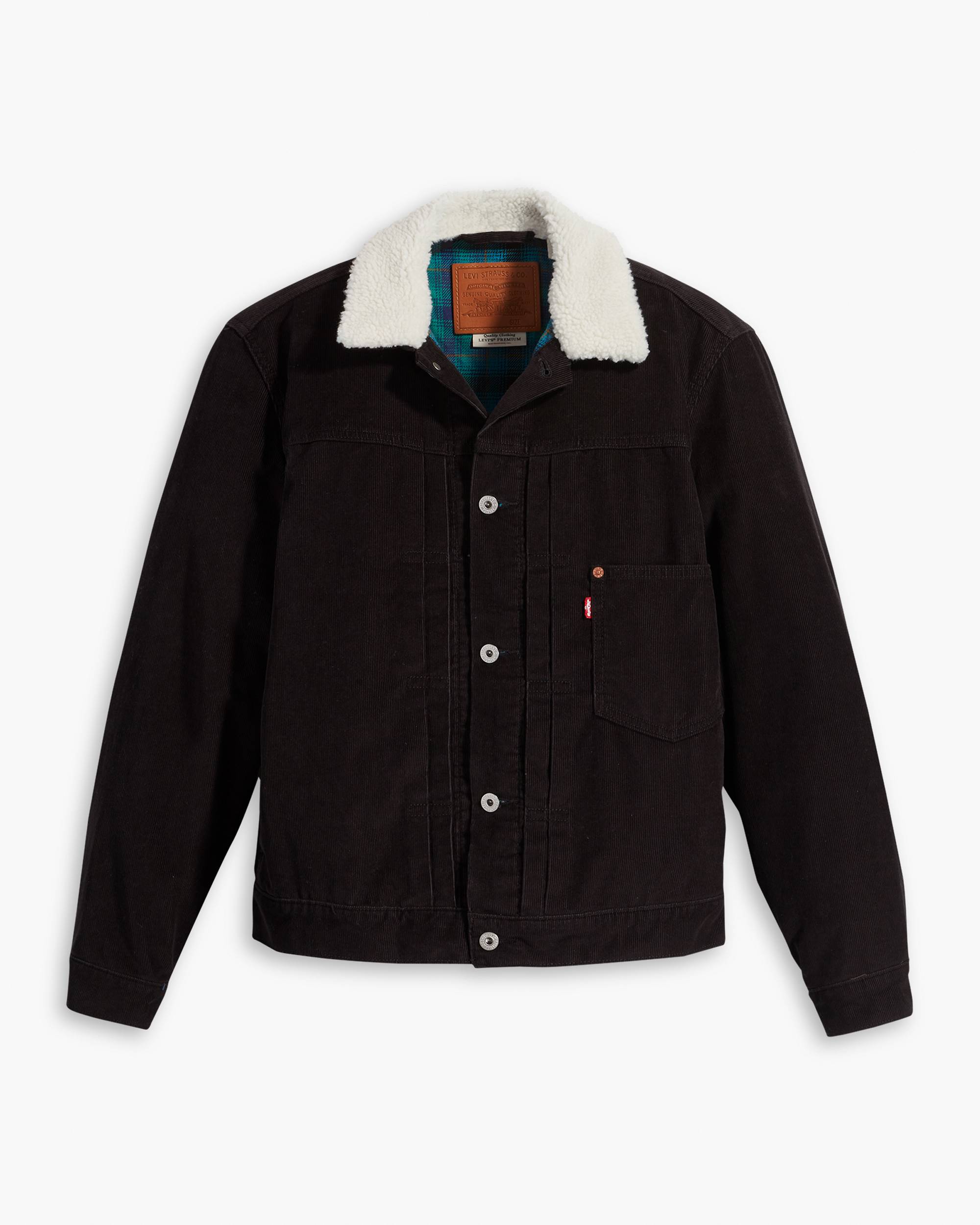 Lined Type I Corduroy Jacket - Black | Levi's® US Lined Type I Corduroy Jacket - Black | Levi's® US