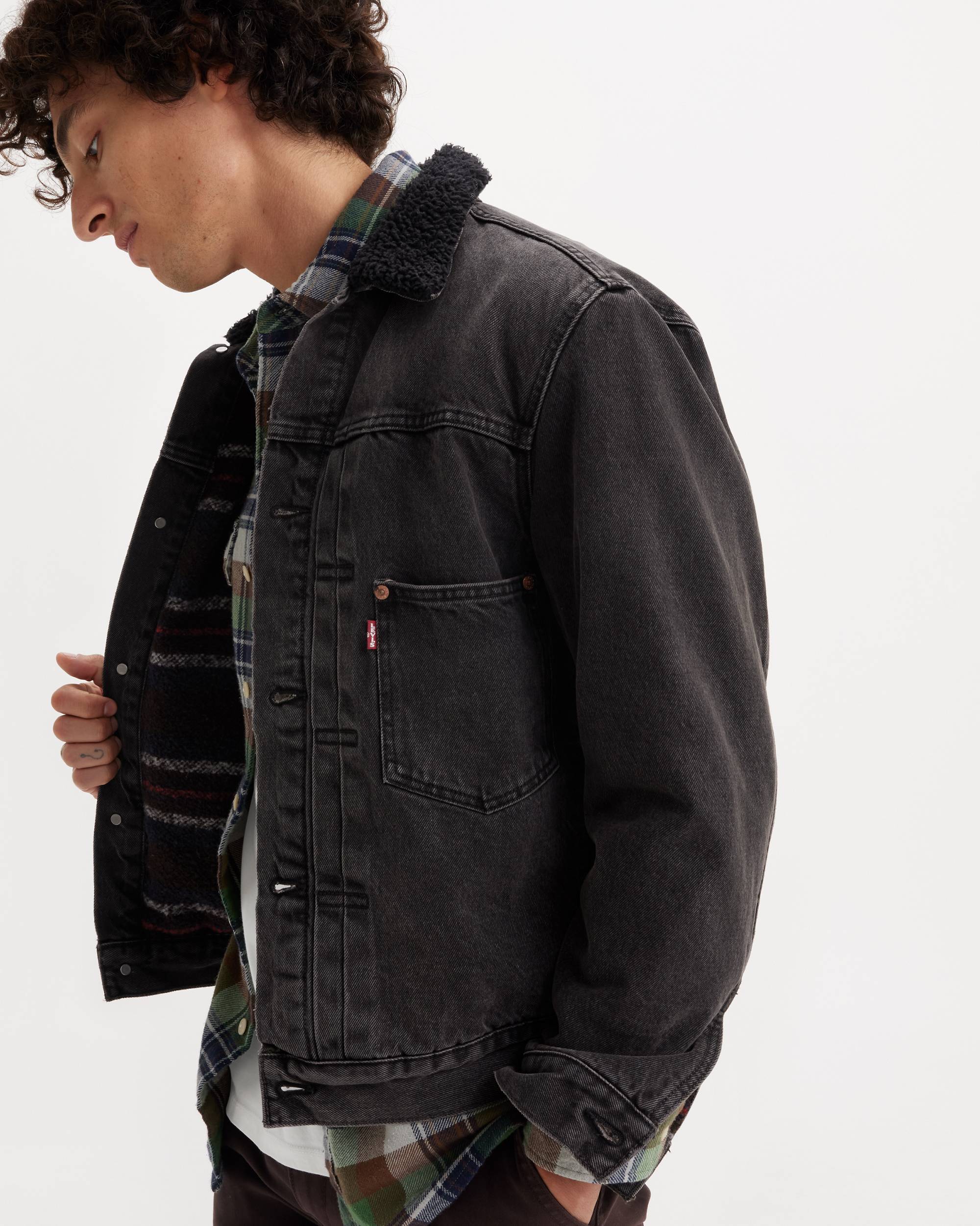 Lined Type I Jacket - Black | Levi's® US Lined Type I Jacket - Black | Levi's® US