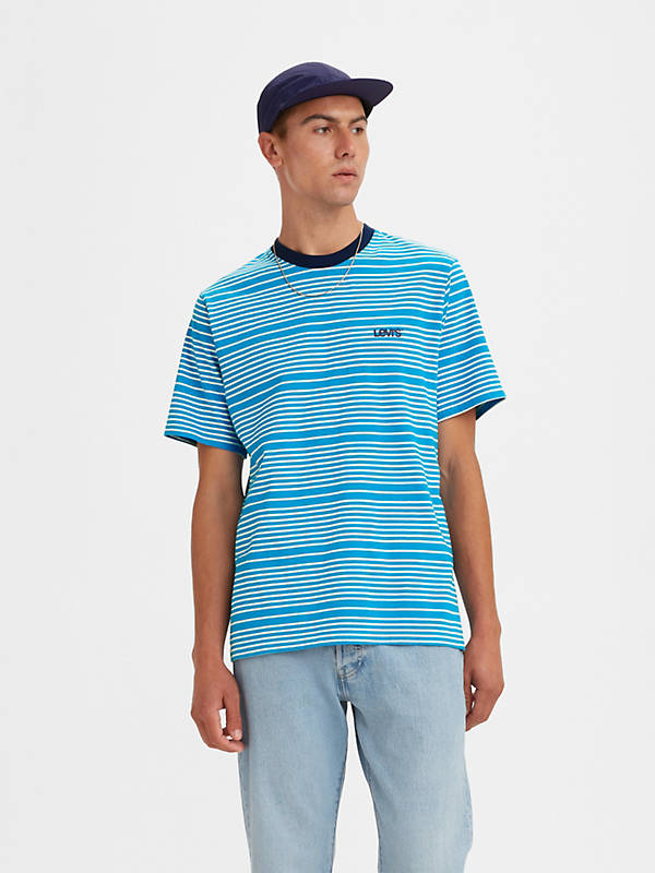 Relaxed Fit Tee Surf Logo - Blue | Levi's® GE