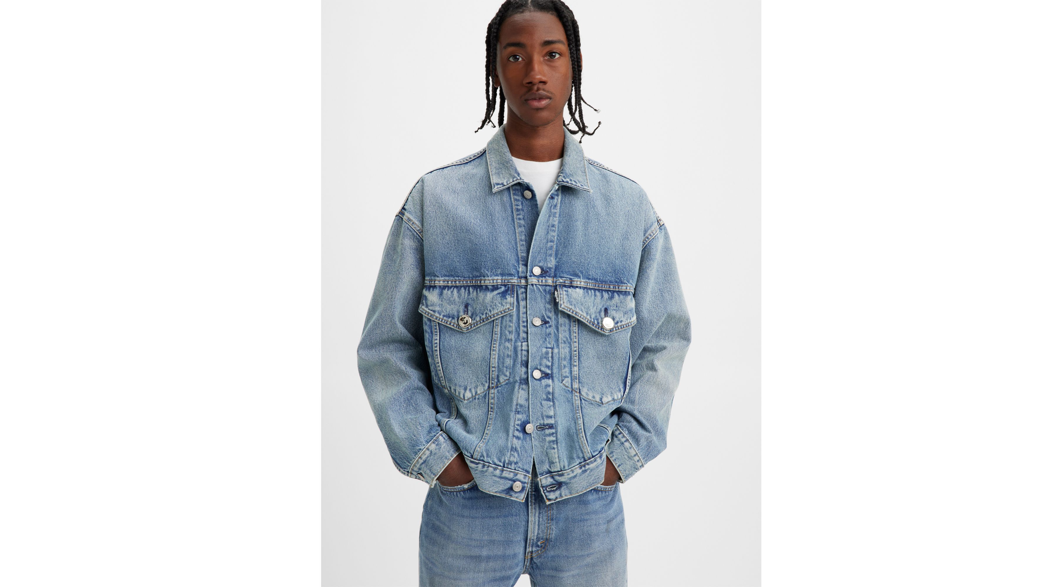 Levi's® X Ambush® Loose Trucker Jacket - Medium Wash | Levi's® US