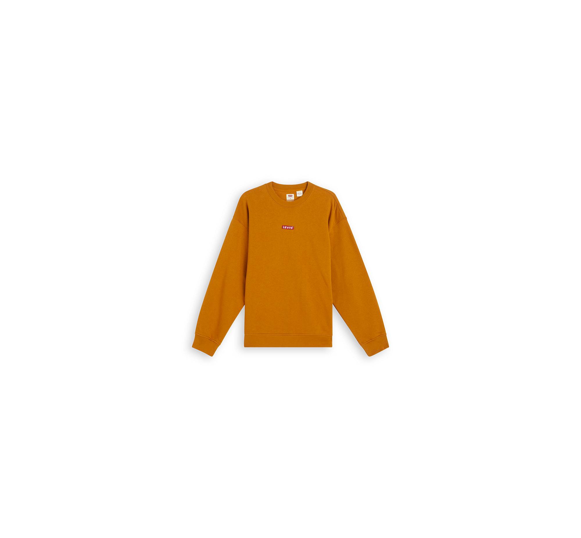 Relaxed Baby Tab Crew Sweatshirt - Brown | Levi's® HR