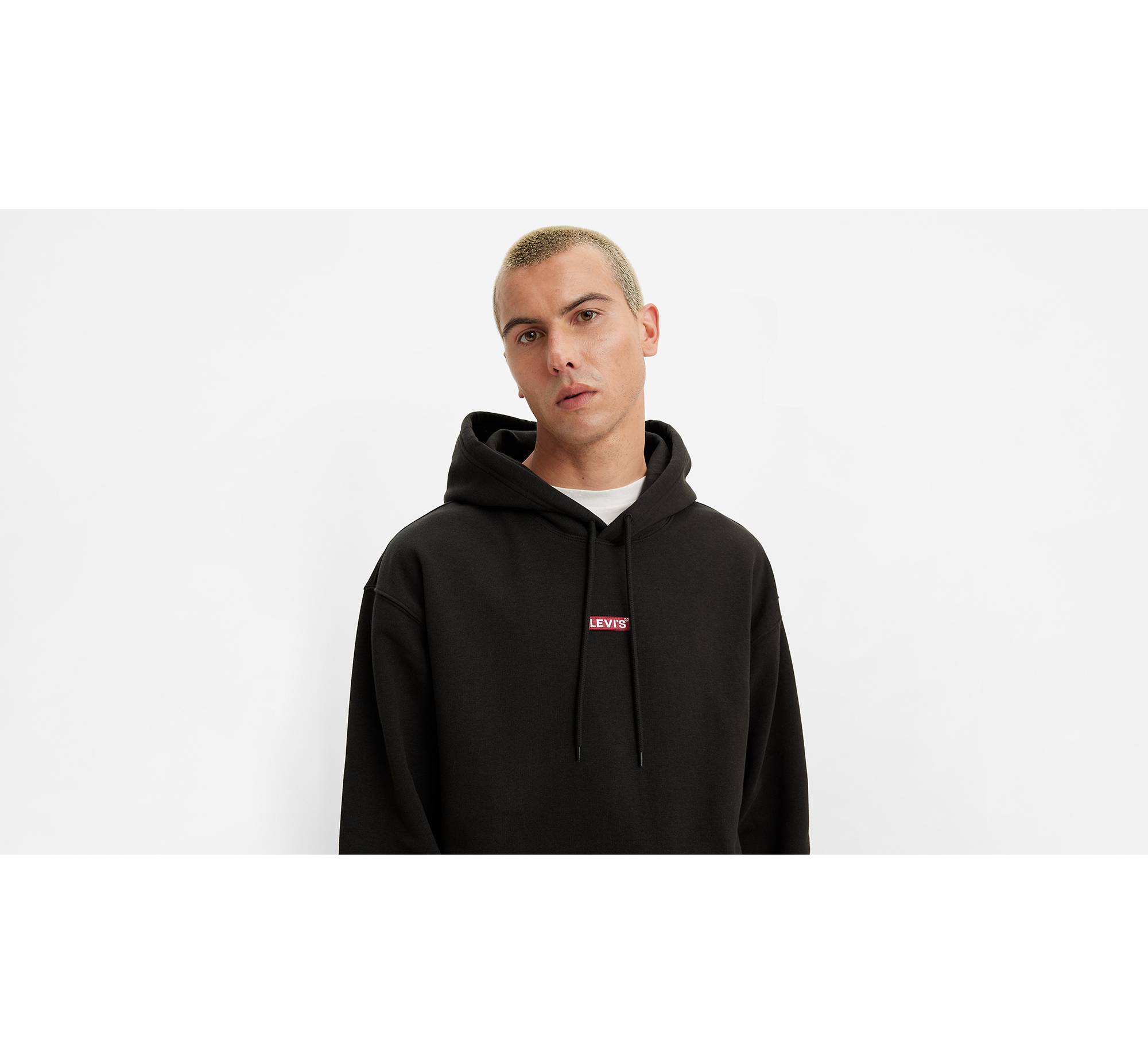 Relaxed Baby Tab Hoodie - Black | Levi's® XK