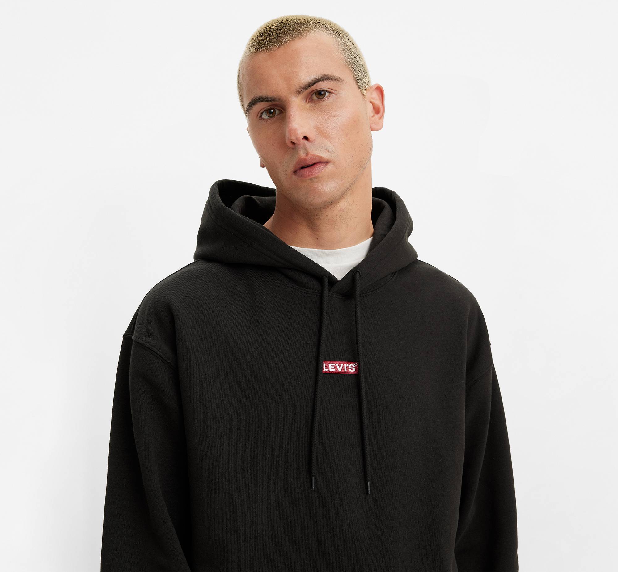 Relaxed Baby Tab Hoodie - Black | Levi's® XK