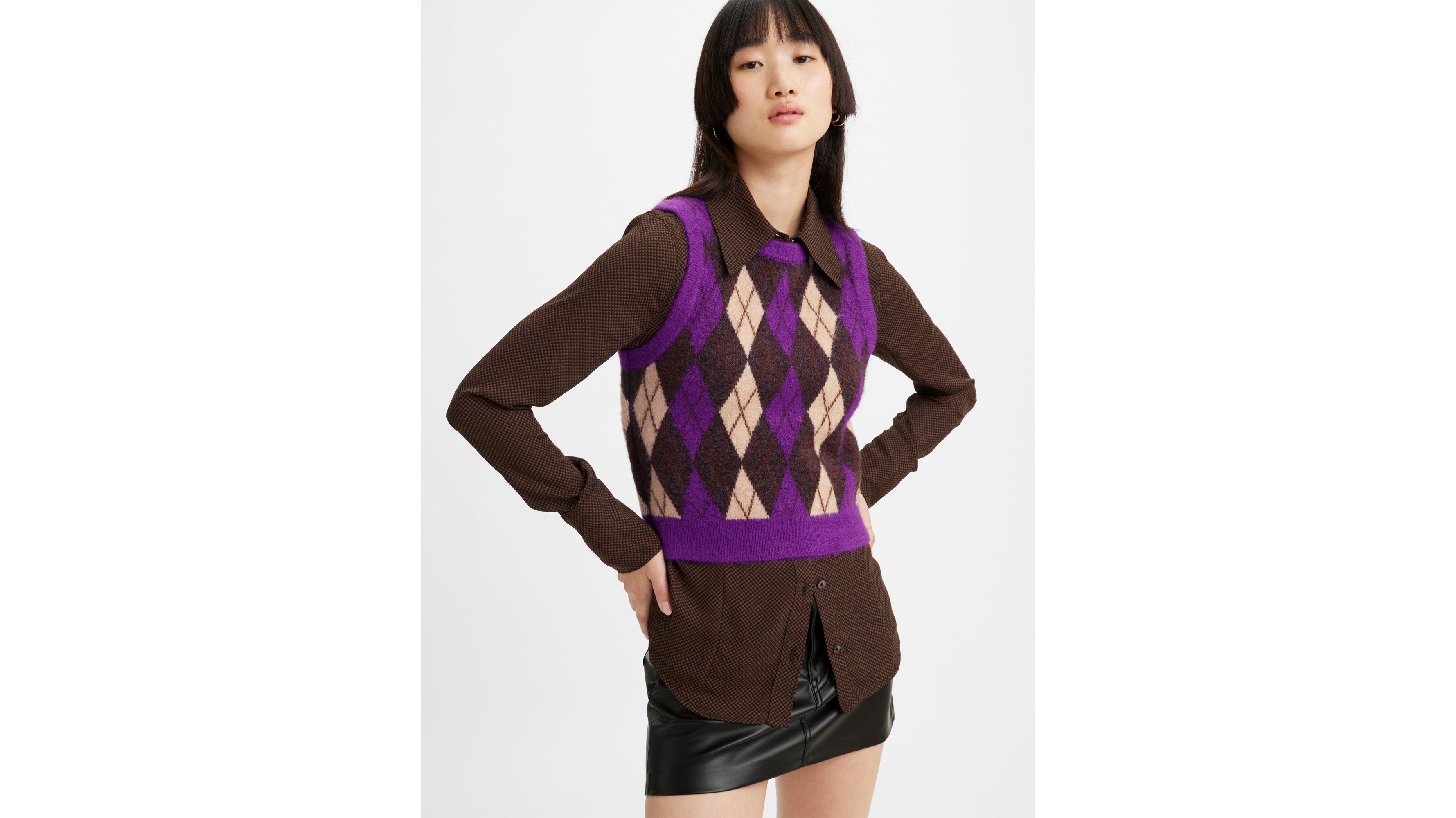 Mauve vest hot sale