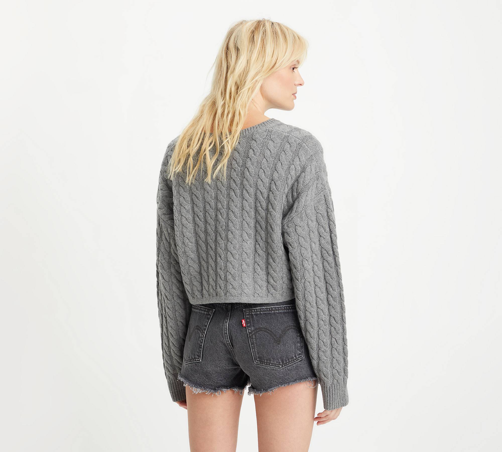 Rae Cropped Sweater - Grey | Levi's® NL
