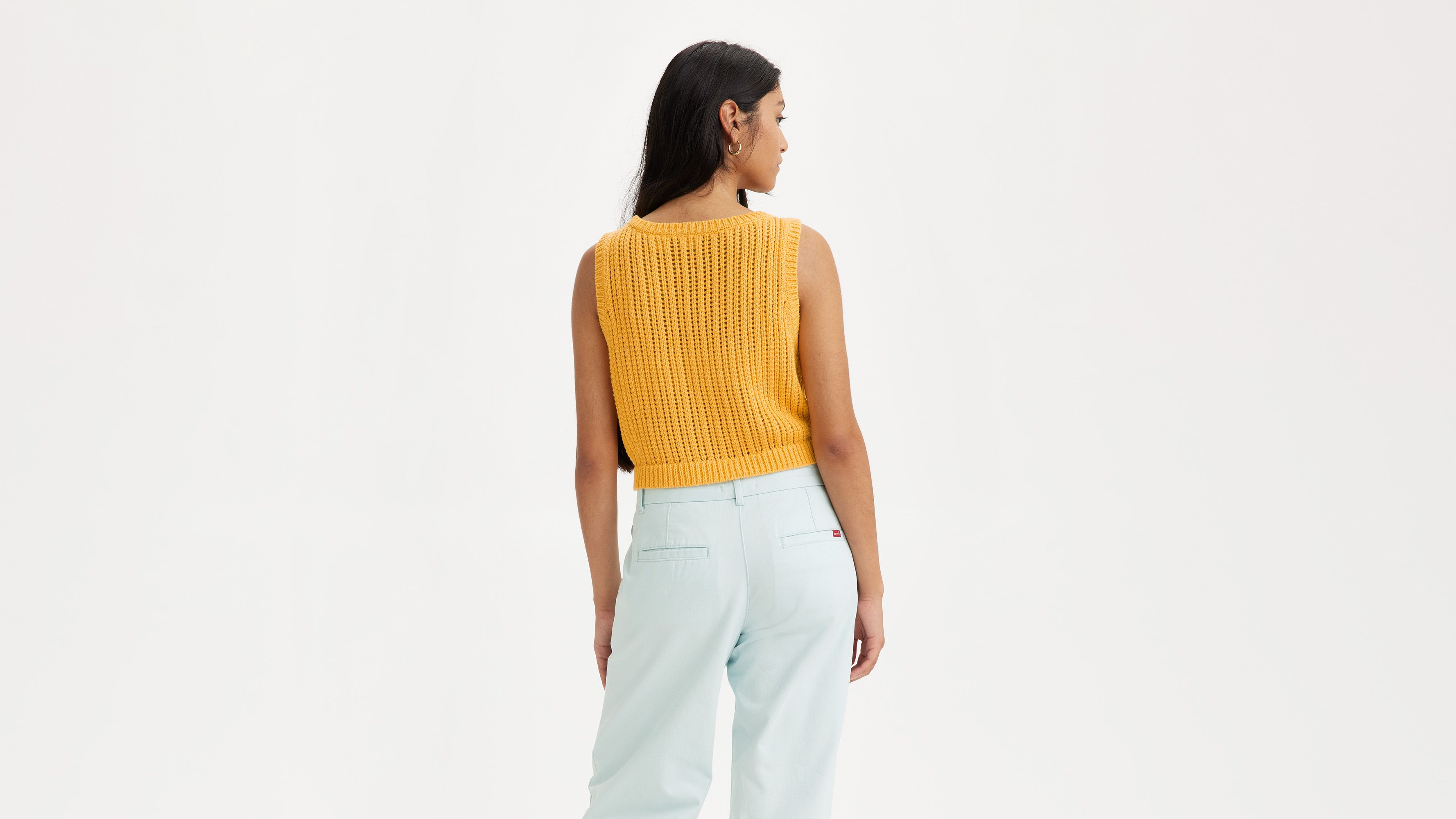 Baby Blue Sweater Vest Yellow Levi's® CA
