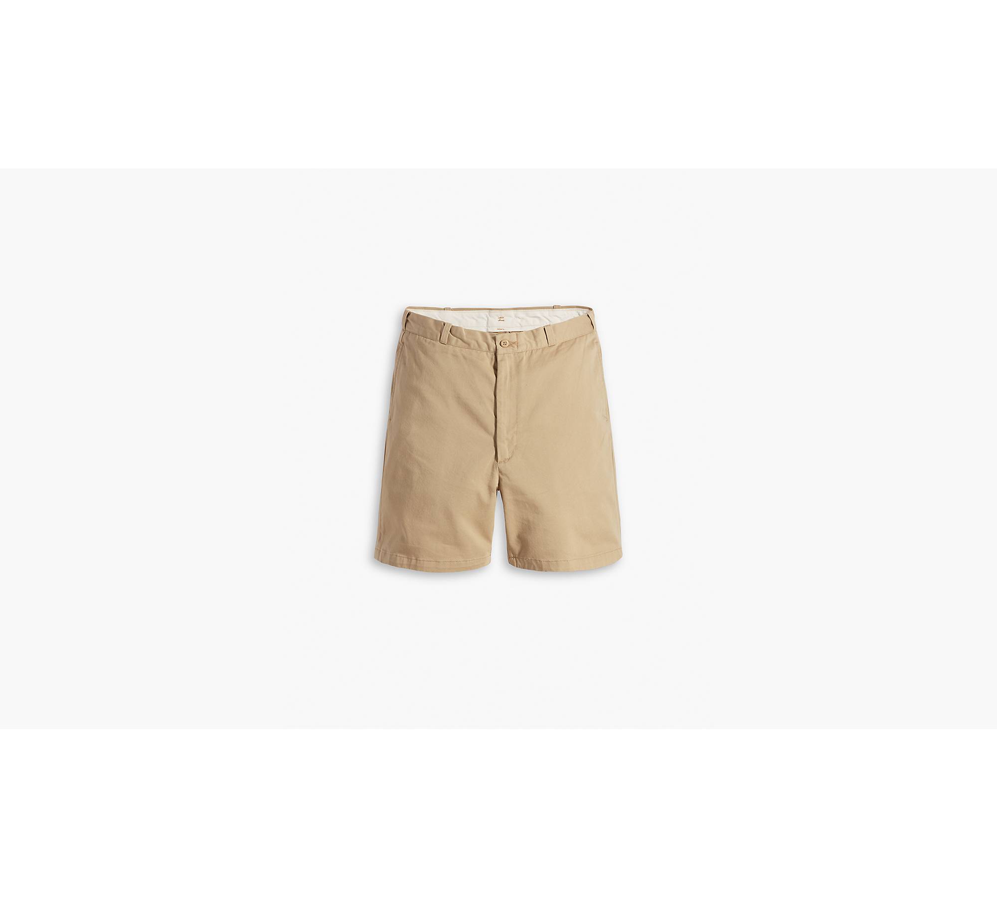 GINGTTO Men's Tan Light Brown Super Stretch Skinny Fit Chino Shorts NEW  28x9 28