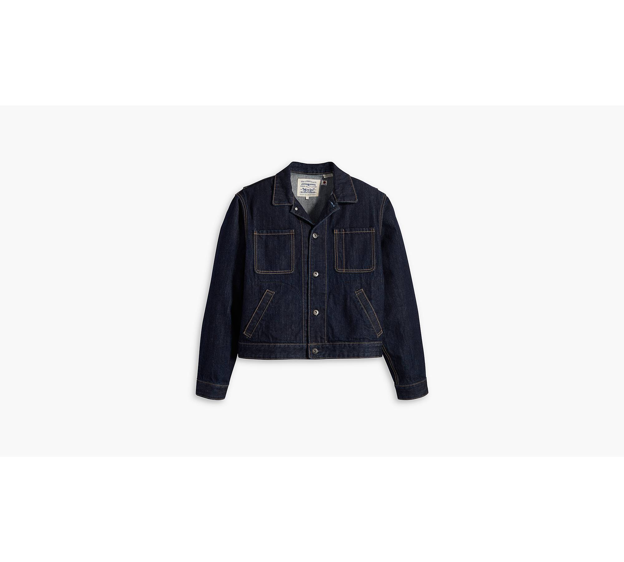 Levi's® Made & Crafted® Utility Trucker Jacket - Blue | Levi's® GR