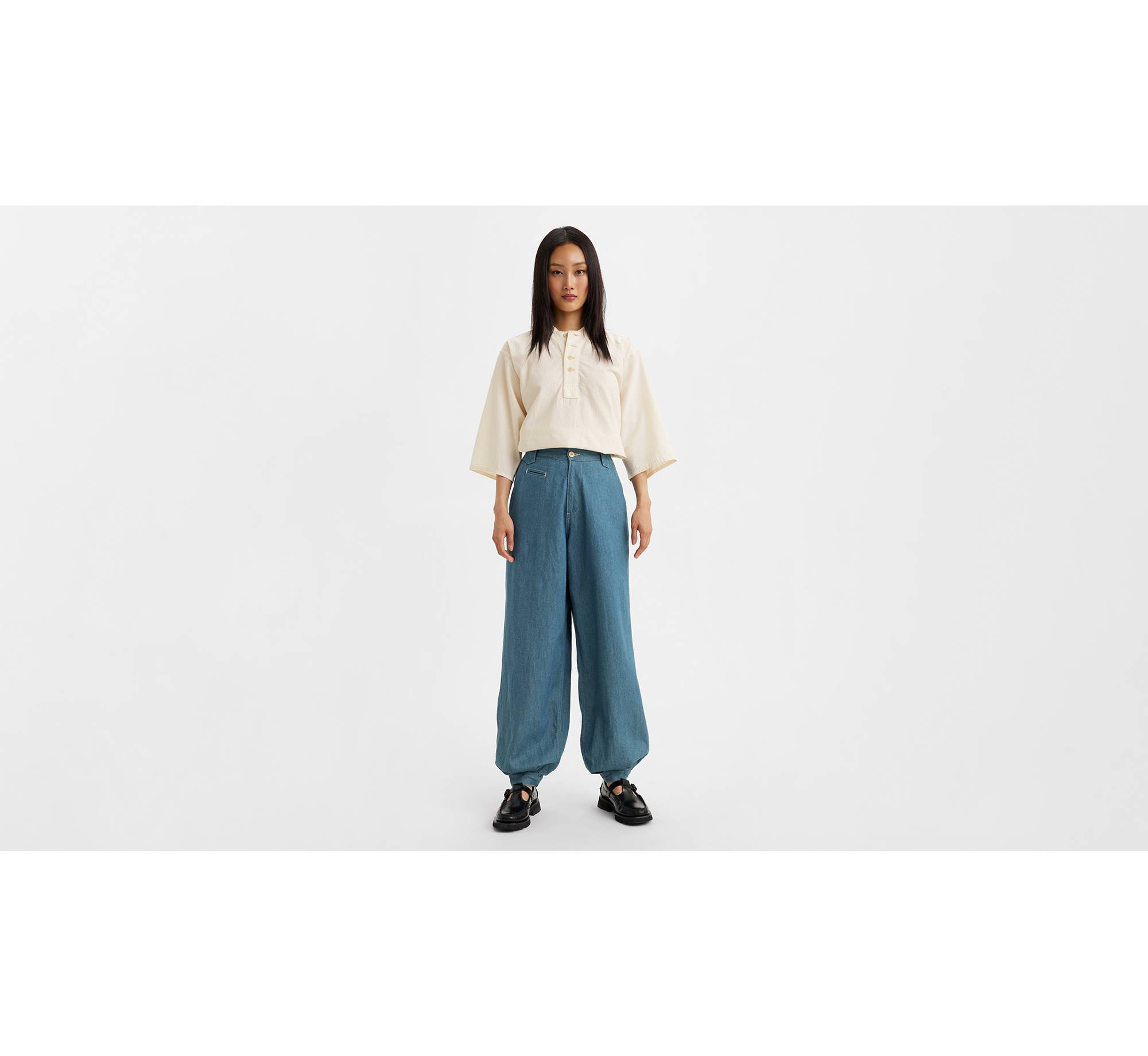 Levi's® Made & Crafted® Denim Family Cinched Pants 1