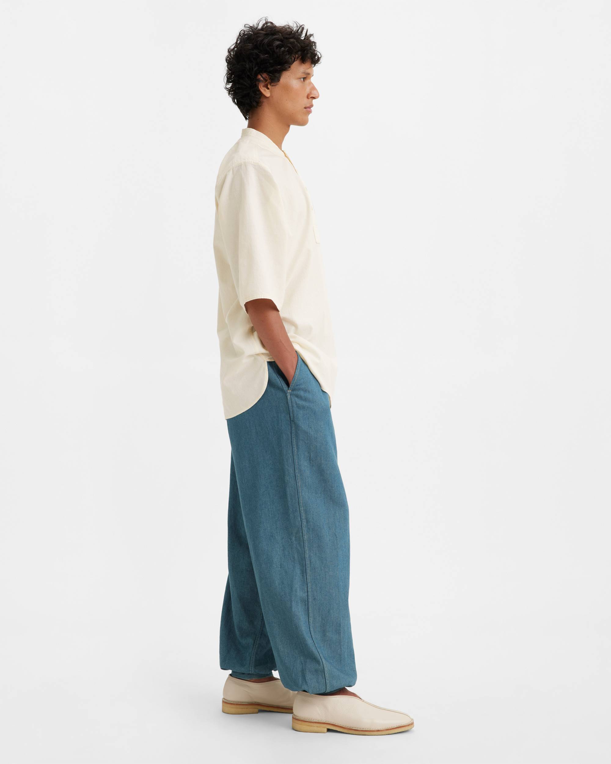 Levi's® Made & Crafted® Denim Family Cinched Pants - Blue Levi's® Made & Crafted® Denim Family Cinched Pants - Blue