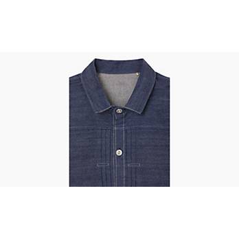 Levi's® Made In Japan 1879 Geplooide truckerjack blouse 3