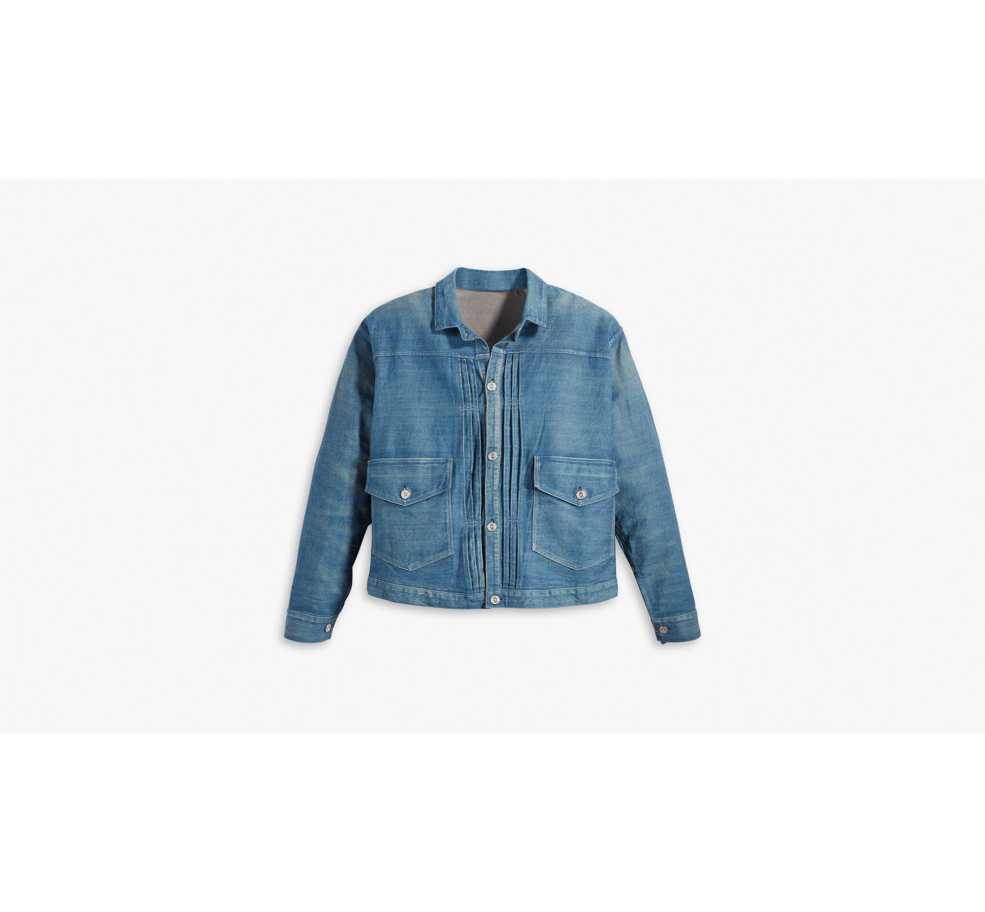 Levi's® Vintage Clothing 1879 Pleated Blouse Jacket - Blue | Levi's® AD