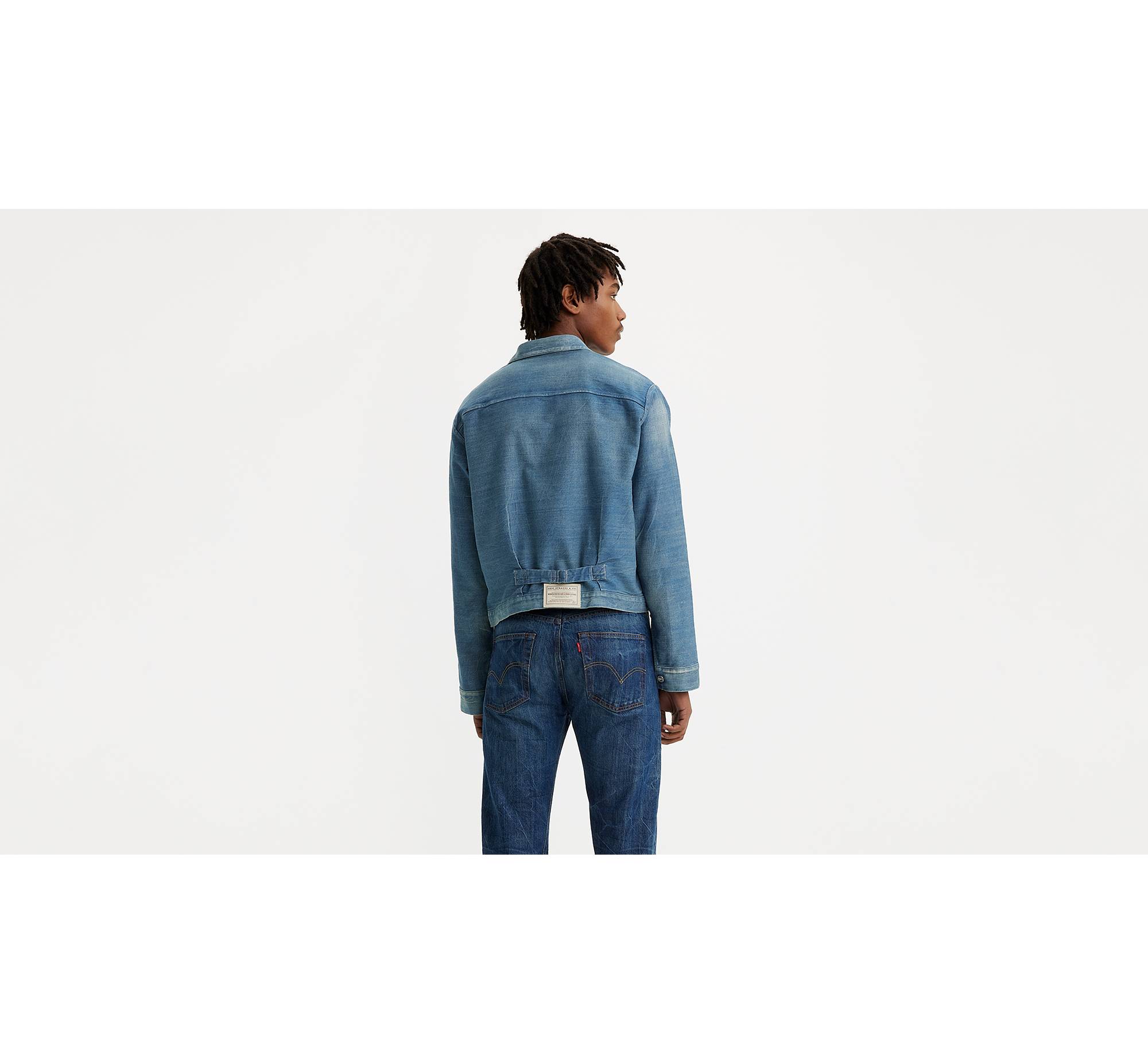 LVC Levis Vintage Clothing 1897 Blanket-Lined Pleated Blouse Jacket  705792382 L