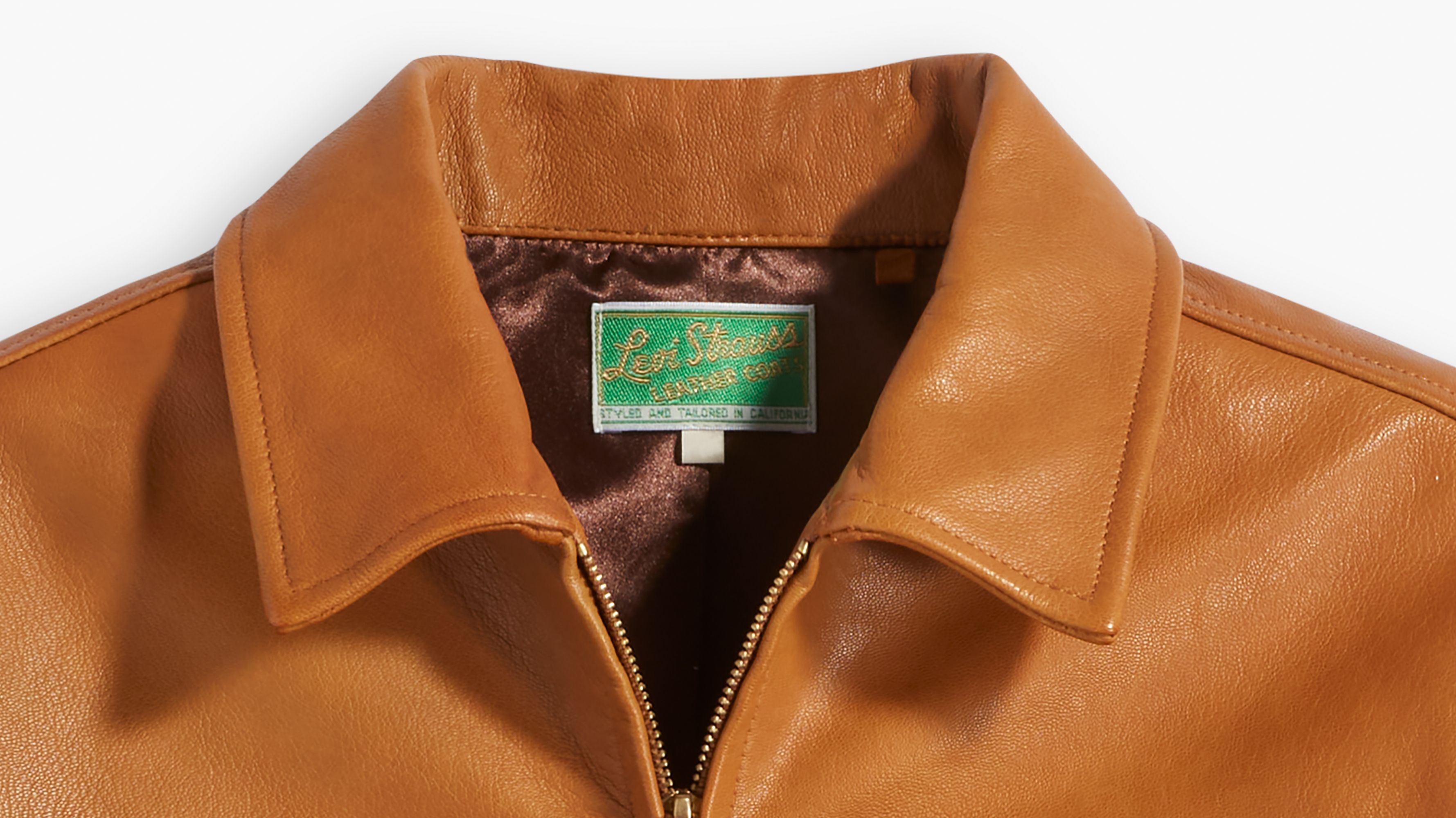 1940's Leather Coat - Brown