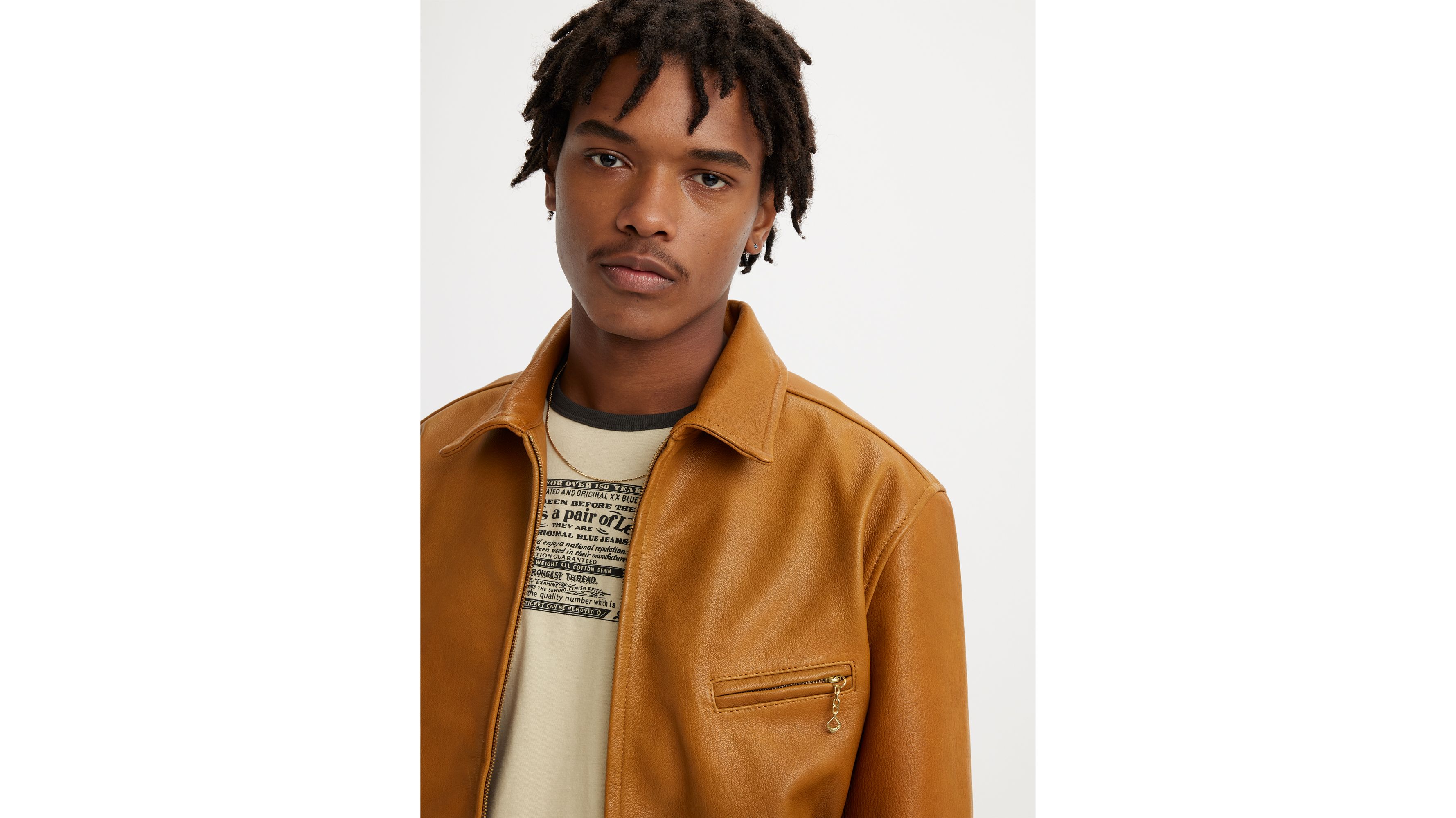 Levi's® Vintage Clothing 1940s Leather Jacket - Brown | Levi's® AD