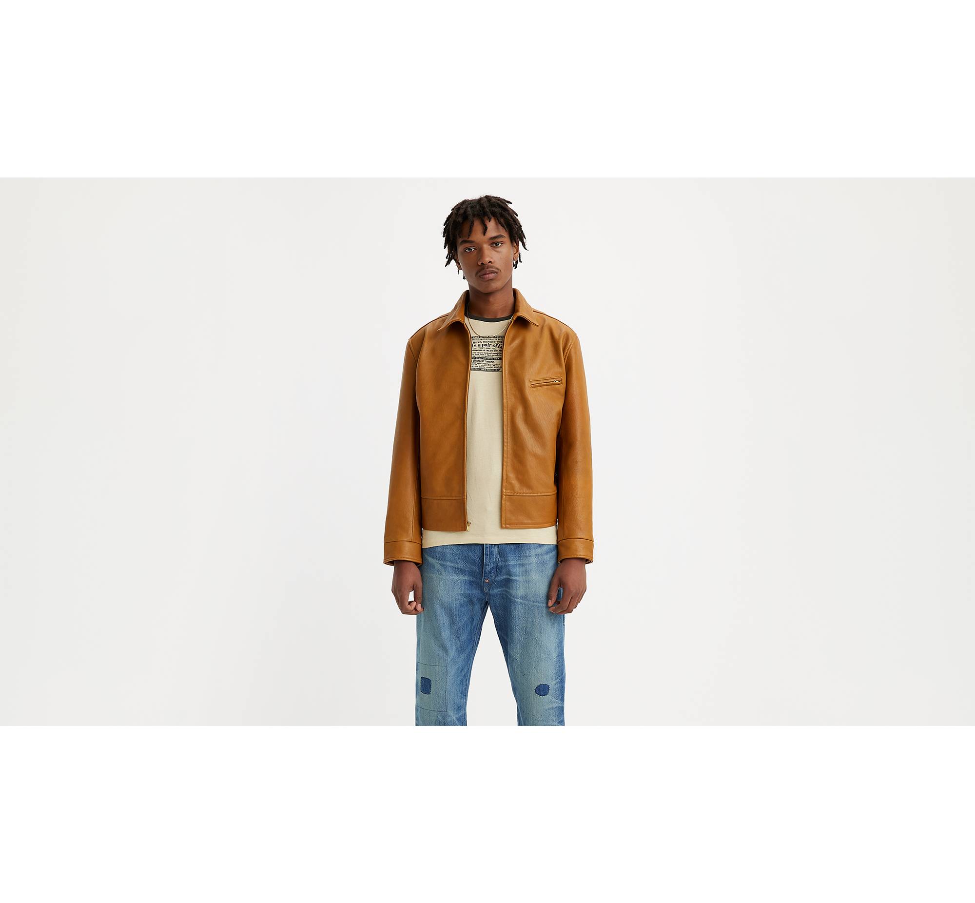 Levi’s® Vintage Clothing 1940s Leather Jacket - Brown | Levi's® AL