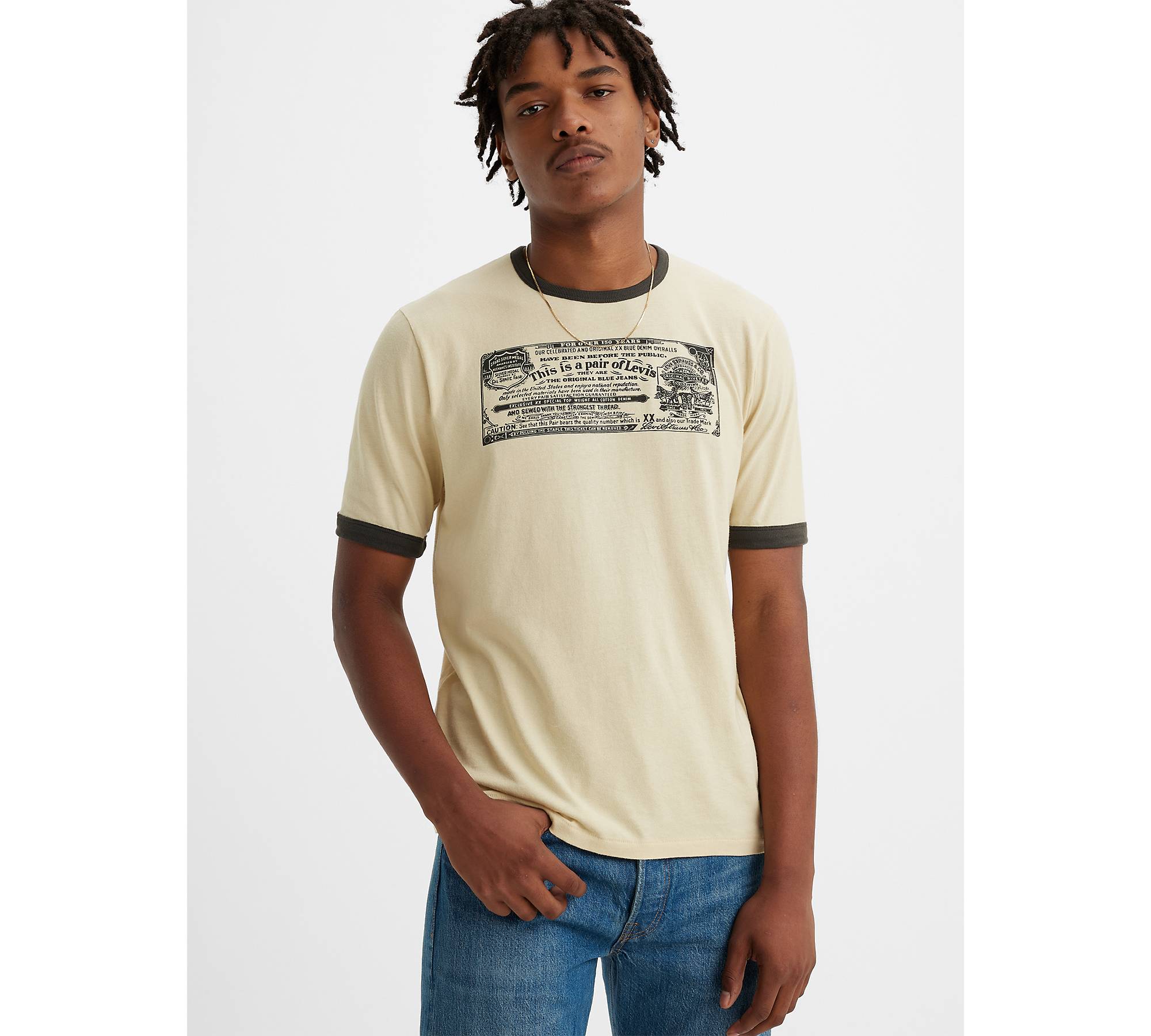 Levi’s® Vintage Clothing 1970s Ringer Tee - Neutral | Levi's® AD