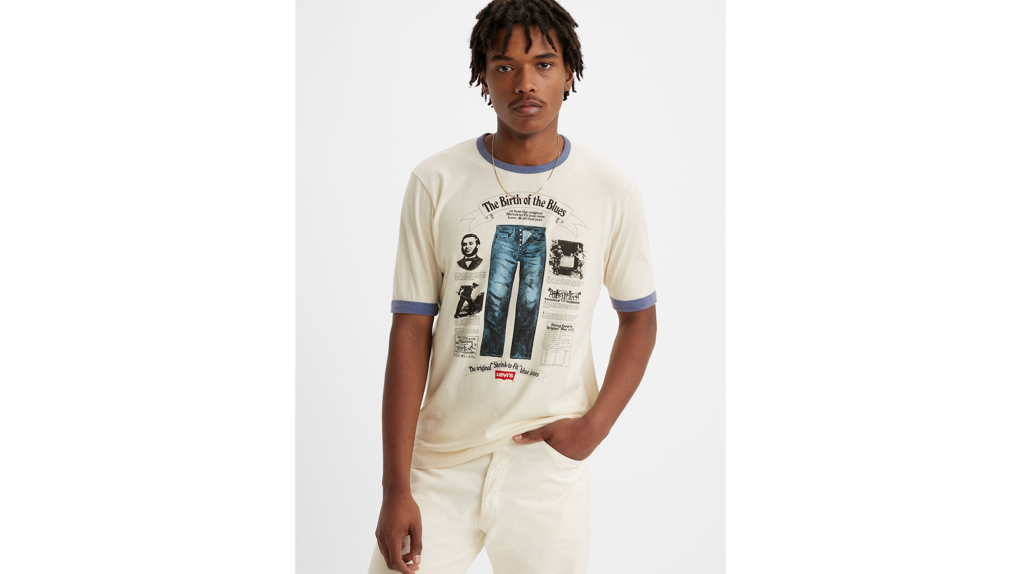 Levi's® Vintage Clothing 1970s Ringer Tee - White | Levi's® MT